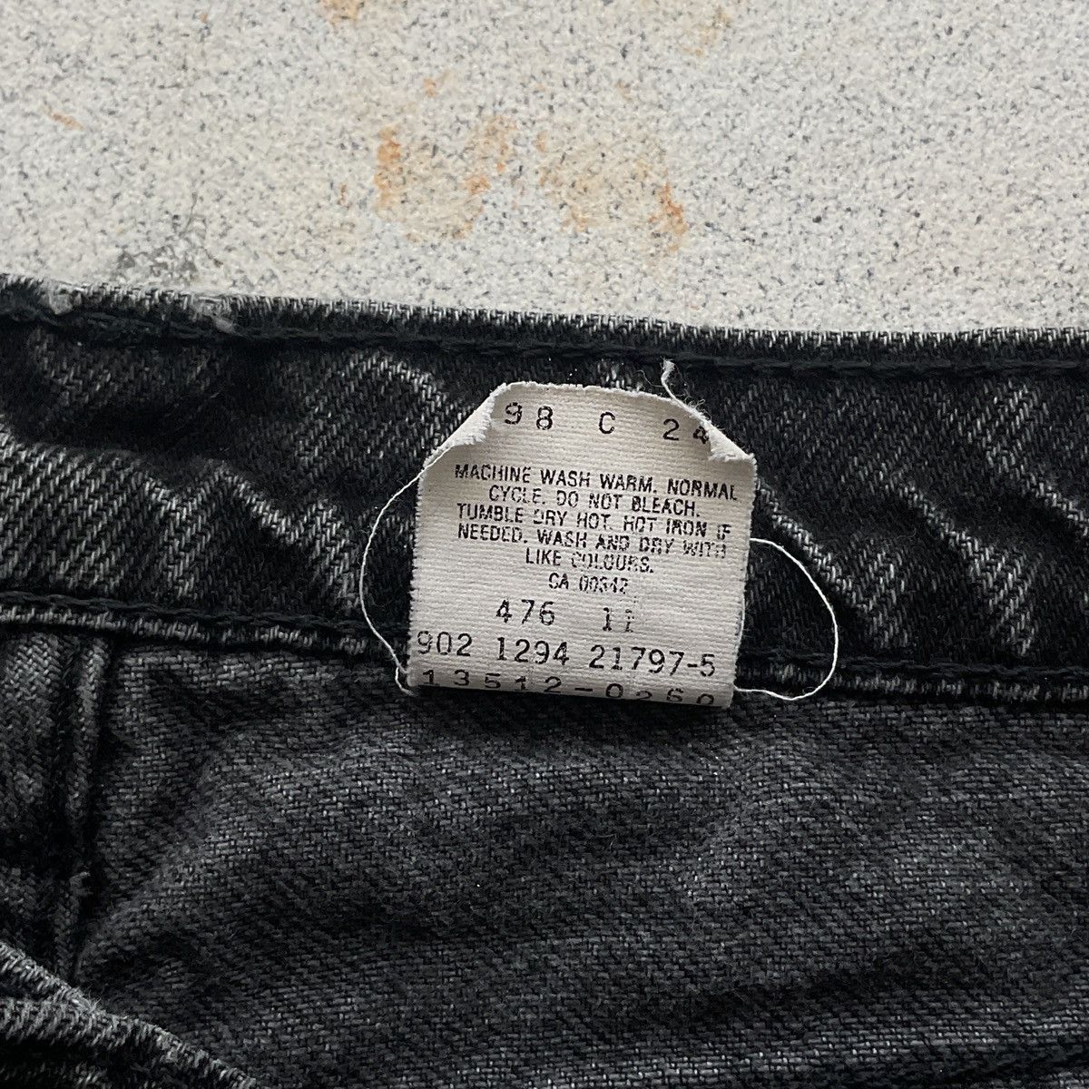 Levi's Vintage 90s Levi’s 512 Slim Fit Tapered Leg Denim Jean Pants Size 34" / US 12 / IT 48 - 8 Thumbnail