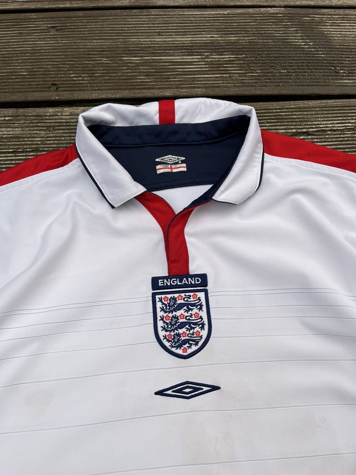 Umbro Vintage England National Team 03/05 Umbro Home Jersey Size US L / EU 52-54 / 3 - 2 Thumbnail