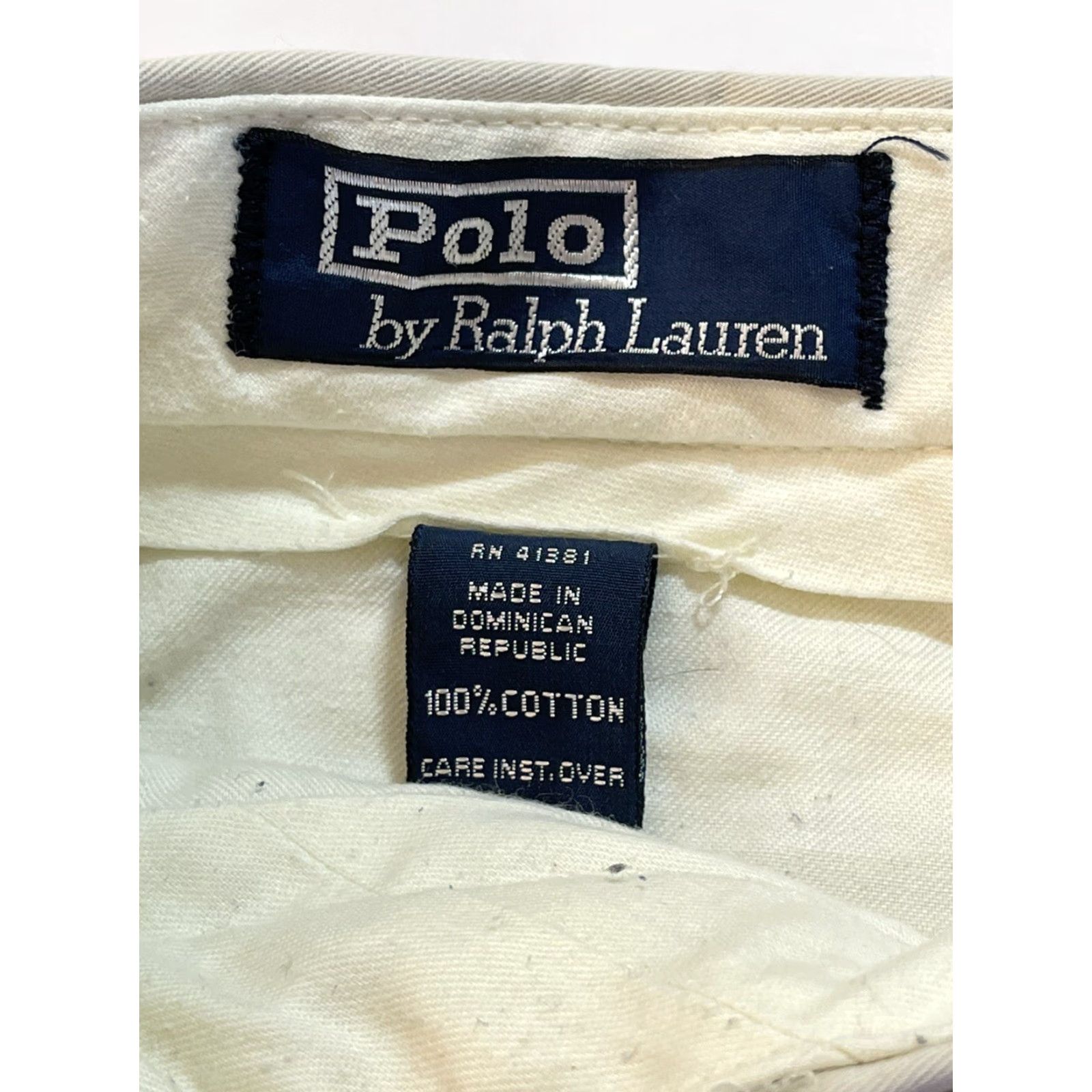 Polo Ralph Lauren VINTAGE Polo Ralph Lauren Chino Pants Mens 38x32 Beige Pleated Classic 90s Size US M / EU 48-50 / 2 - 2 Thumbnail