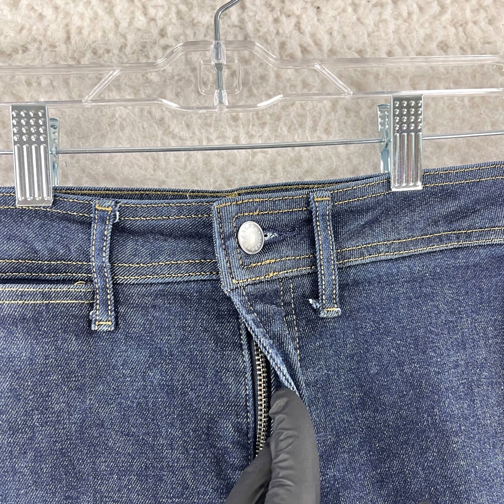 Everlane Everlane The Way High Skinny Jeans Womens Size 28 Blue Denim Dark Wash Stretch Jeans Size 28" / US 6 / IT 42 - 5 Thumbnail