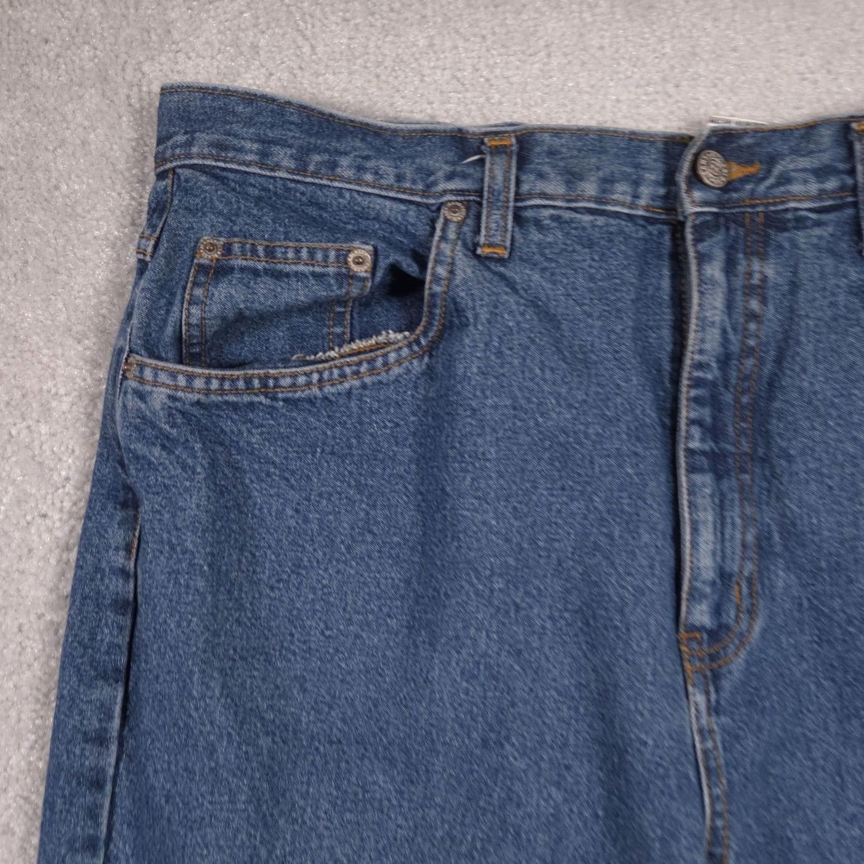Bill Blass VINTAGE Bill Blass Jeans Womens 14 Blue High Rise Easy Fit Mom Tapered Denim 90s Size 36" / US 14 / IT 50 - 3 Thumbnail