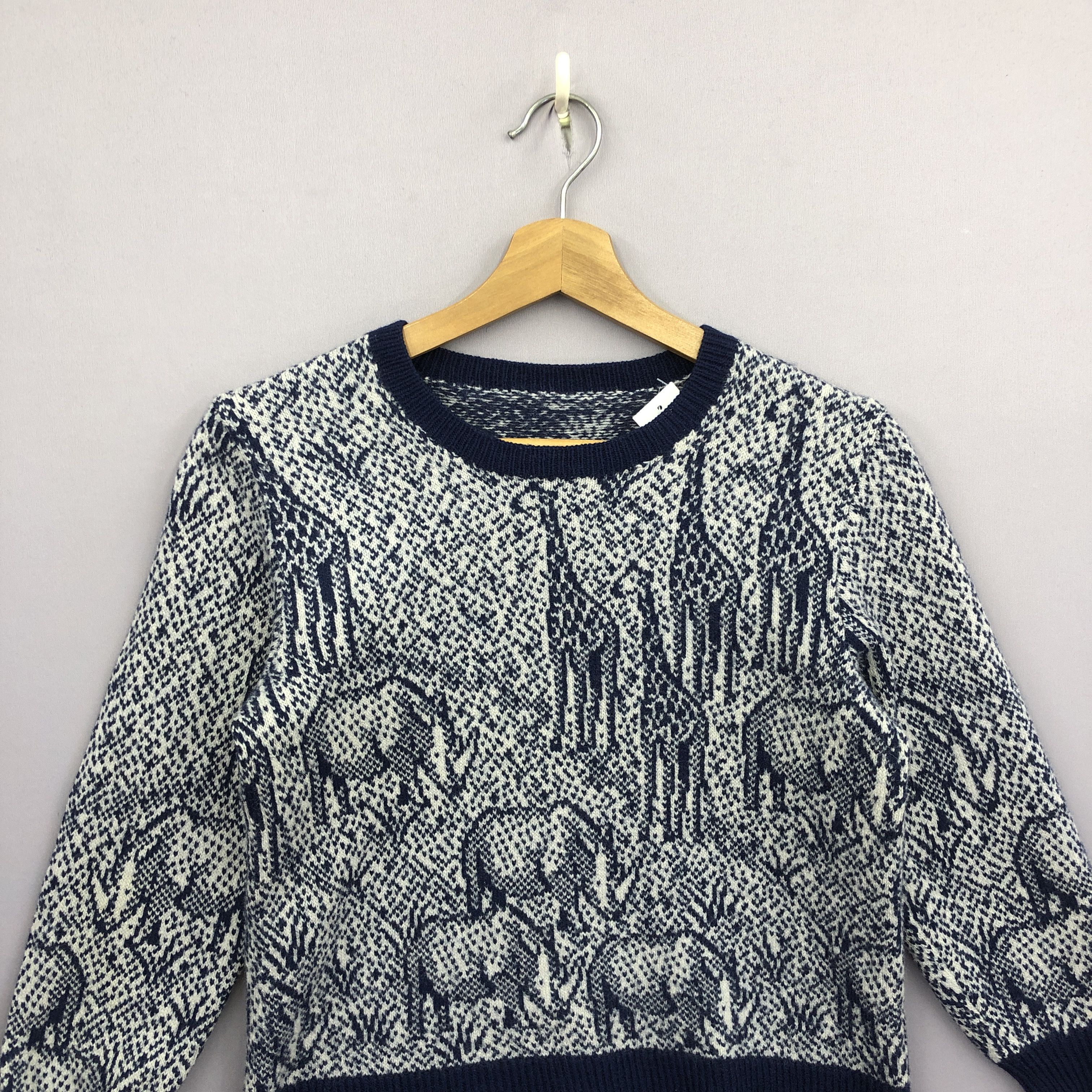 Vintage Y2K Zoo Animal Knitwear Sweater Japanese Sweatshirt