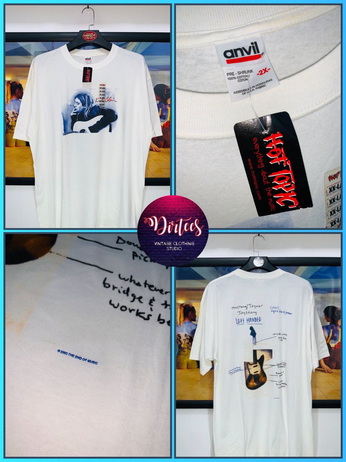 Vintage Vintage KURT COBAIN Nirvana 2003 Size US XXL / EU 58 / 5 - 10 Thumbnail
