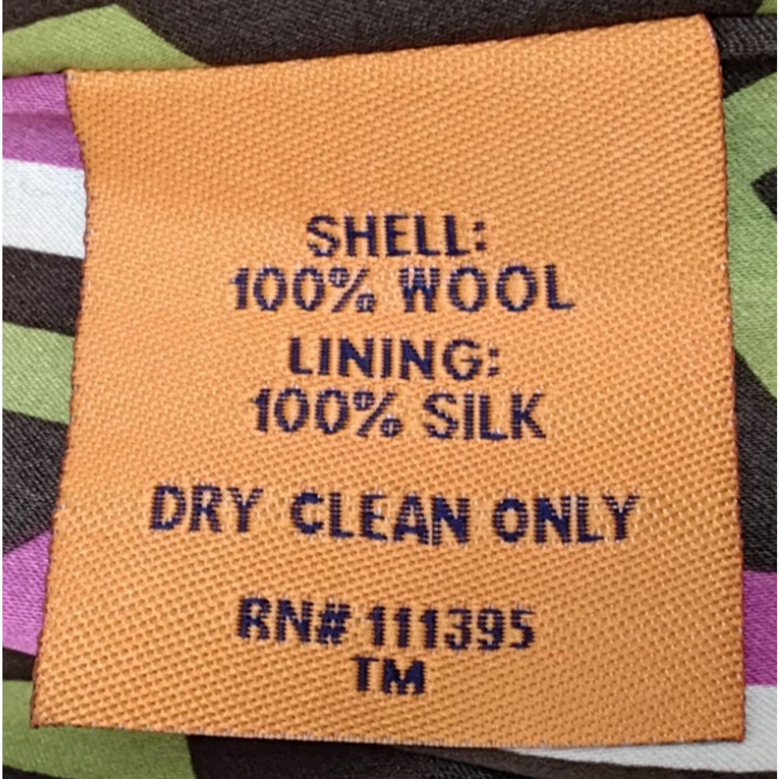 Tory Burch Tory Burch Pea Coat Women's 6 Green 100% Wool Silk Vintage Size M / US 6-8 / IT 42-44 - 9 Thumbnail