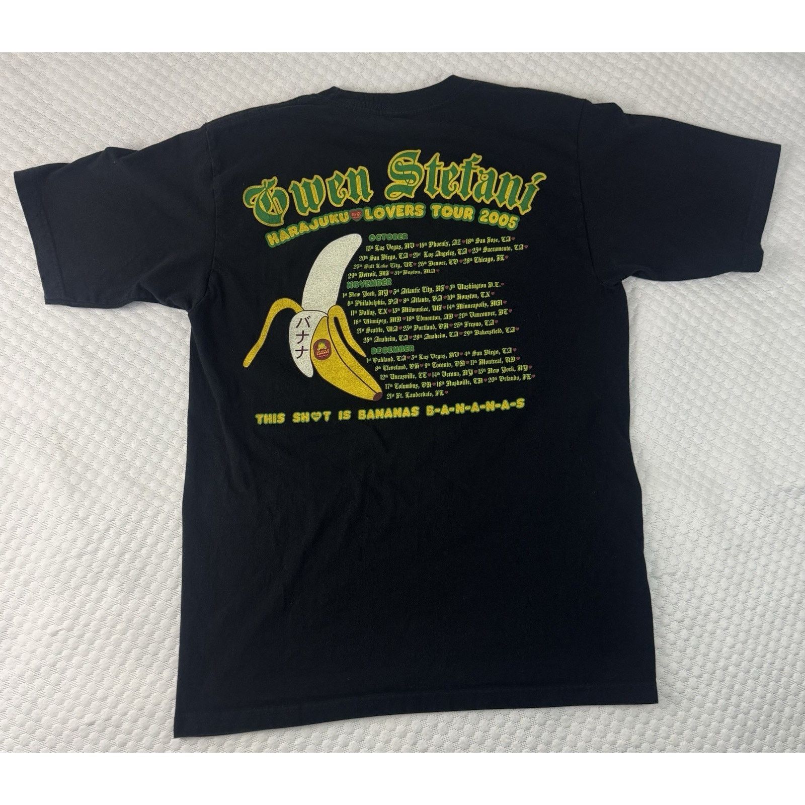 Other 2005 Gwen Stefani Harajuku Lovers Tour Banana Graphic Tee M Size US M / EU 48-50 / 2 - 6 Thumbnail