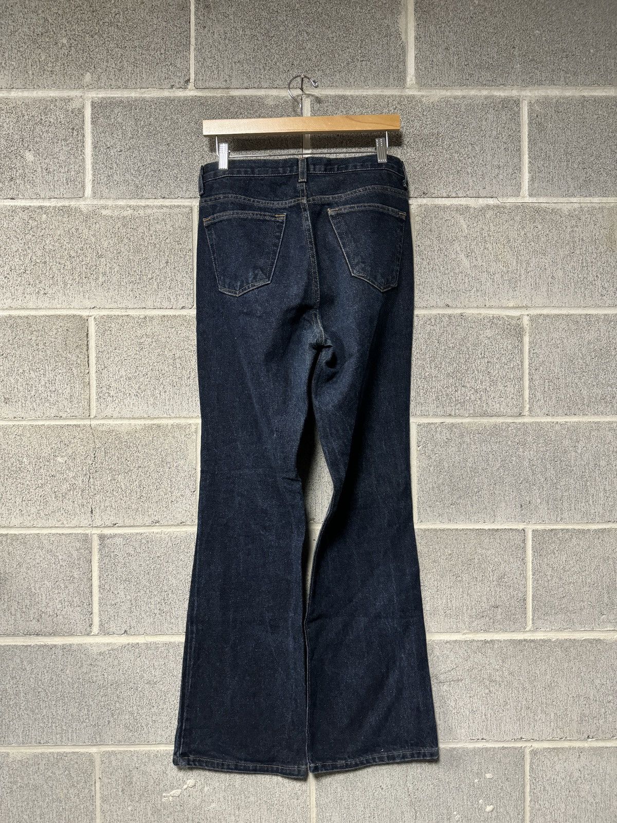 VINTAGE GAP DARK WASH BLUE FLARE BOOT CUT DENIM JEANS 30