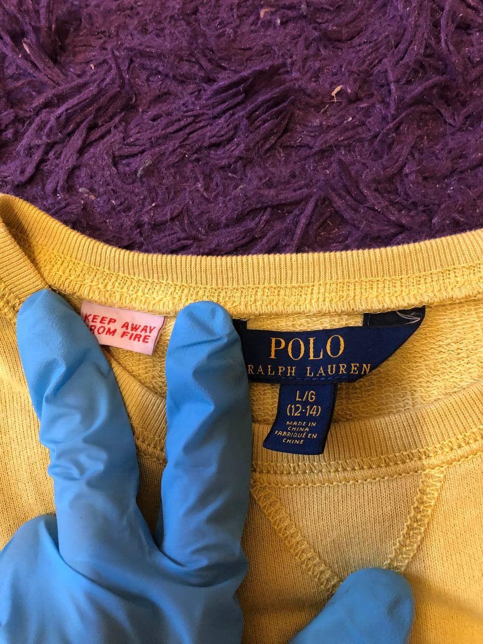 Polo Ralph Lauren POLO Ralph Lauren Girls Big Pony French Terry Pullover Size M / US 6-8 / IT 42-44 - 2 Thumbnail