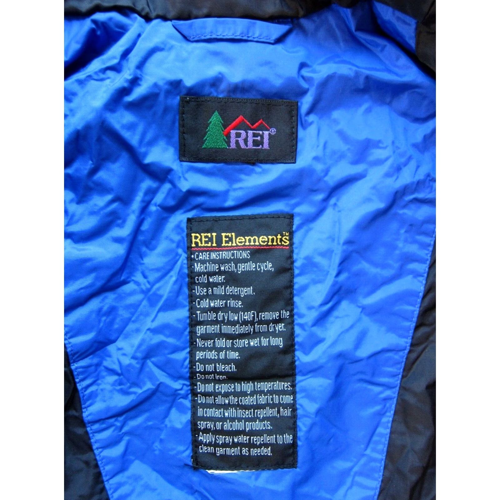 Vintage VINTAGE REI Elements Windbreaker Jacket Women Small Blue Size S / US 4 / IT 40 - 3 Thumbnail