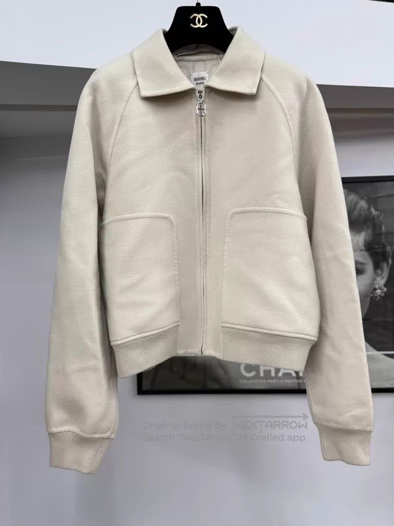 Hermes Hermes 25 Spring/Summer Grey Beige Lined Full Pig Nose Log Size XS / US 0-2 / IT 36-38 - 1 Thumbnail