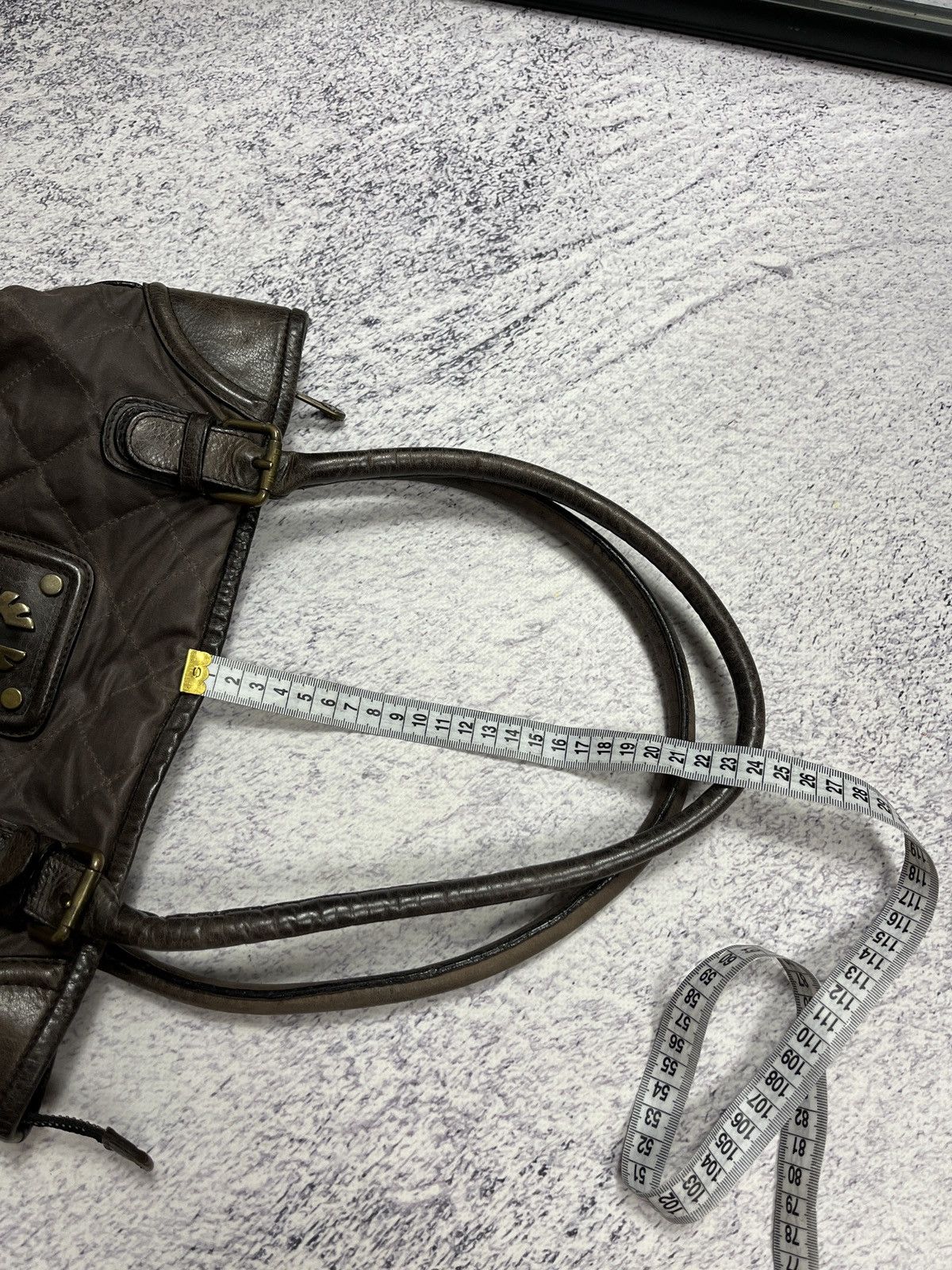 Vintage Belstaff Audrey Shoulder Bag Waxed Leather 90’s