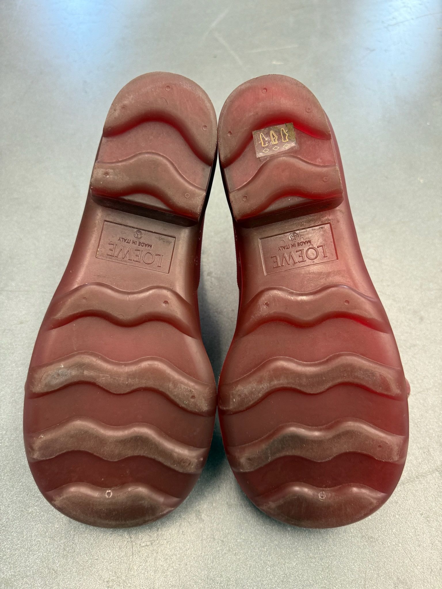 Loewe Loewe Size 43 Men's Molded Transparent Rubber Boot Size US 10 / EU 43 - 8 Thumbnail