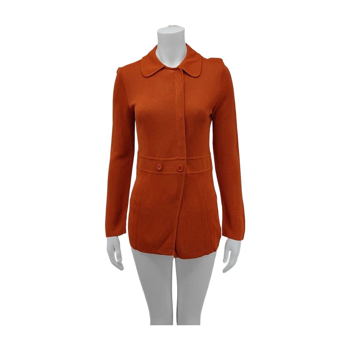 Balenciaga Balenciaga Orange Knit Cardigan Size 38 Size S / US 4 / IT 40 - 1 Thumbnail