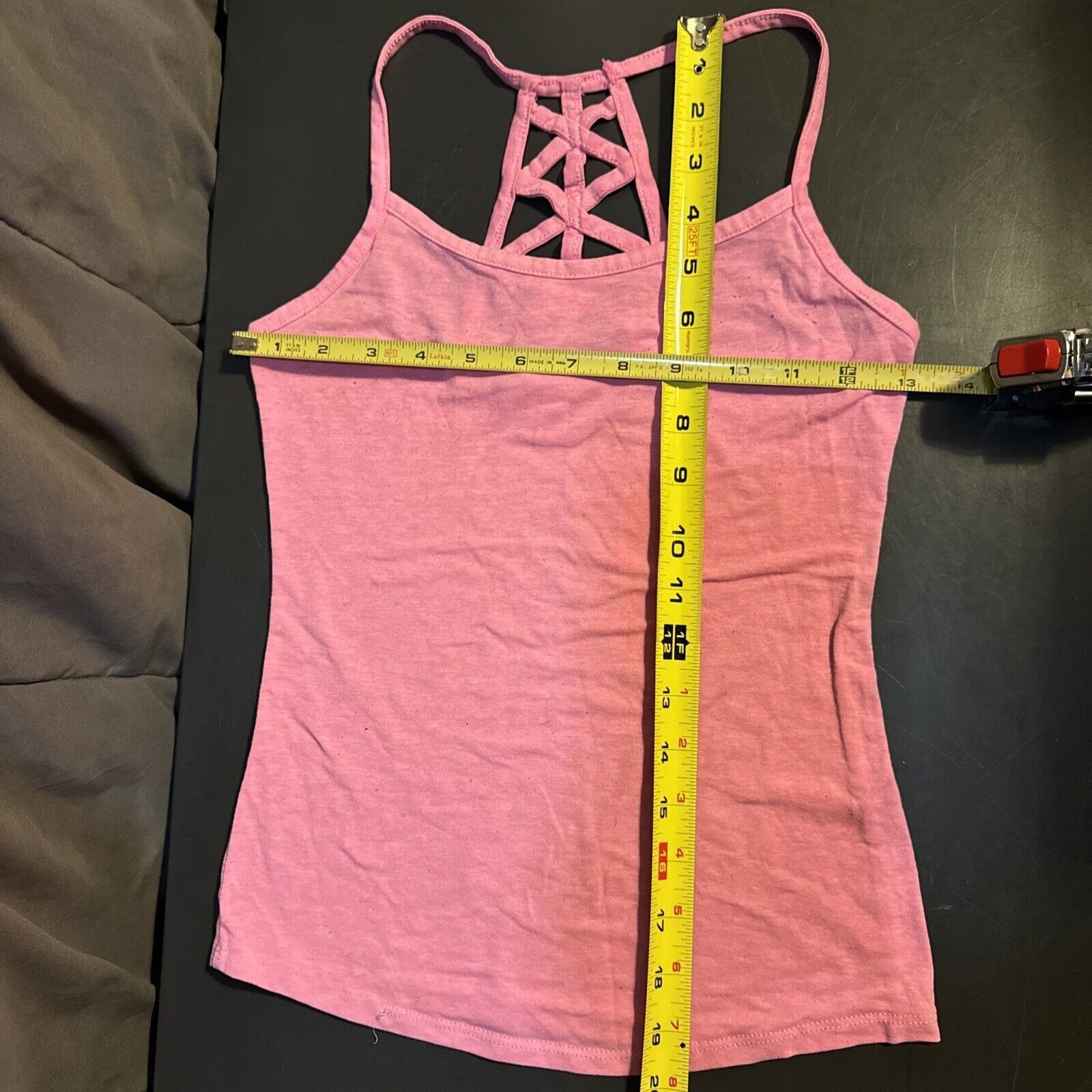 Other Bozzolo Tank Top Strappy Back Panel Pink Size S PILLING BOTT Size S / US 4 / IT 40 - 8 Thumbnail