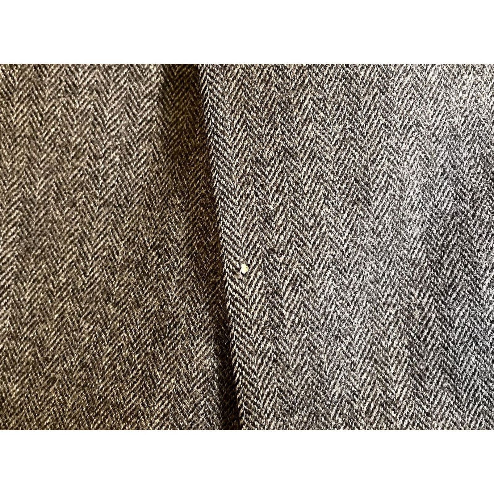 Hart Schaffner Marx VINTAGE Hart Schaffner Marx Herringbone Wool Overcoat Men’s 44 Grey Size US S / EU 44-46 / 1 - 4 Thumbnail