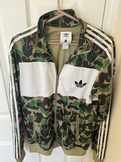 BAPE X adidas ABC Camo Track Jacket Green Men's - FW16 - US