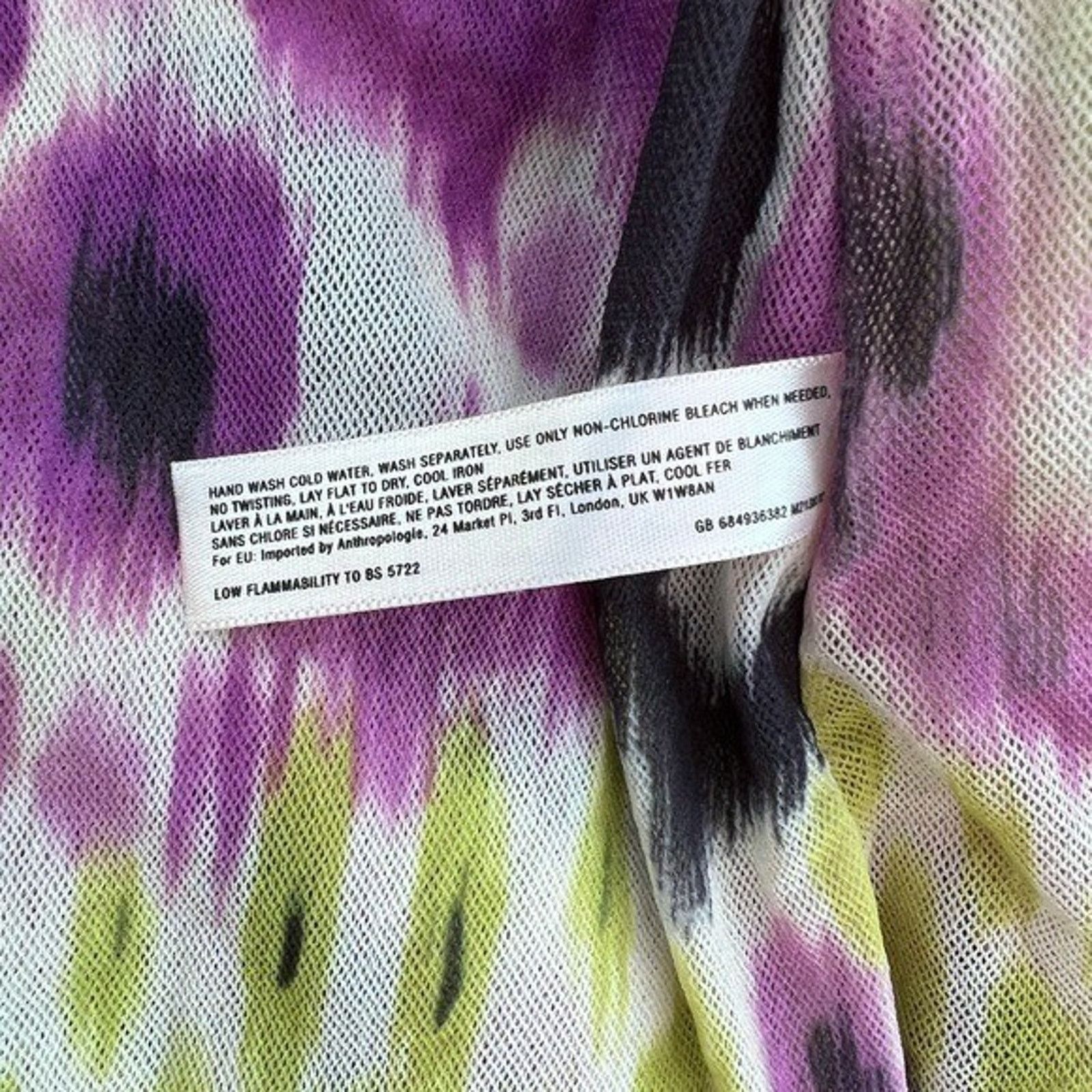 Anthropologie Anthropologie multicolored dress a line Women size M A000280 Size M / US 6-8 / IT 42-44 - 10 Thumbnail