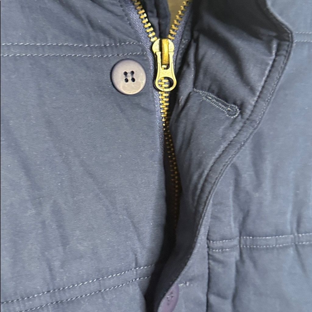 The Unbranded Brand Ryunock thick puffer casual blue with gray sleeves jacket M Size M / US 6-8 / IT 42-44 - 5 Thumbnail