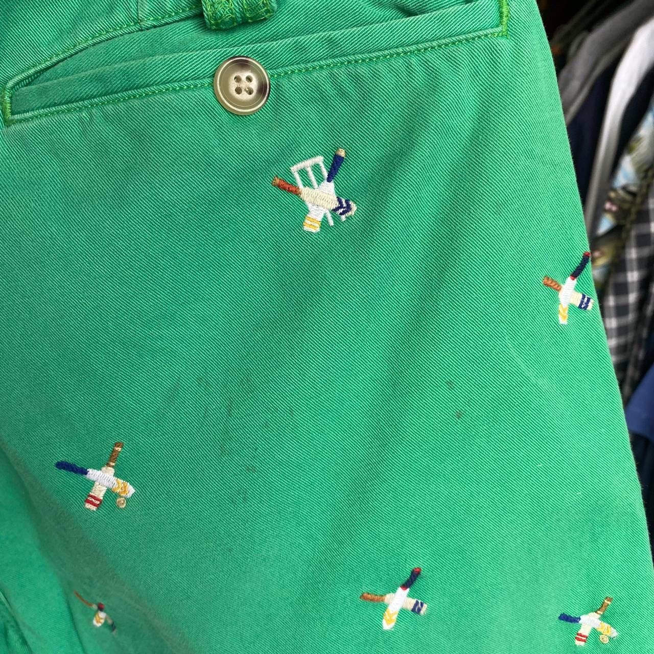 Polo Ralph Lauren × Vintage Vintage Polo Ralph Lauren Monogrammed luxury shorts Size US 34 / EU 50 - 9 Thumbnail