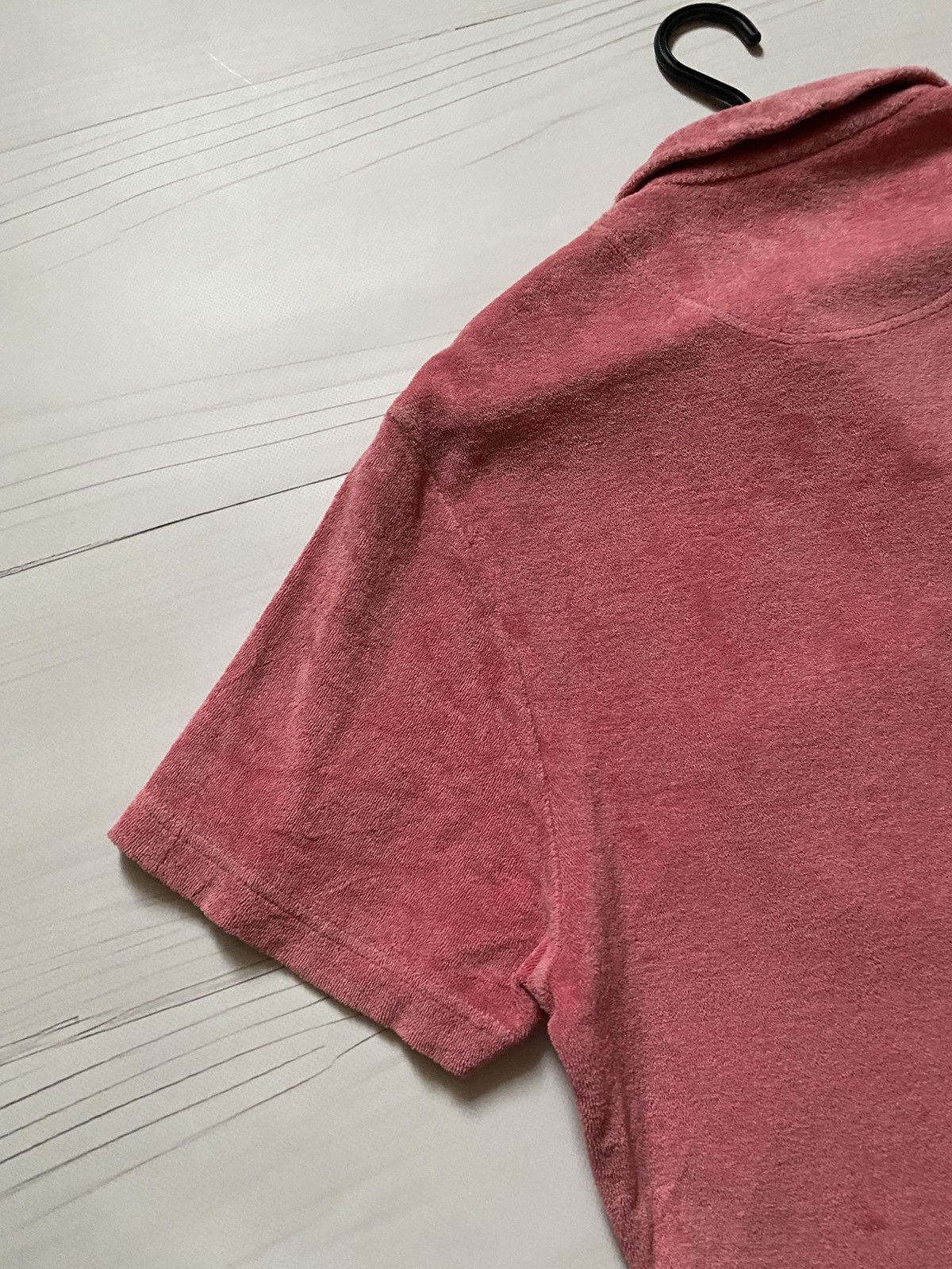 Orlebar Brown Orlebar Brown Terry Watermelon towelling polo t shirt Size US XXL / EU 58 / 5 - 16 Thumbnail