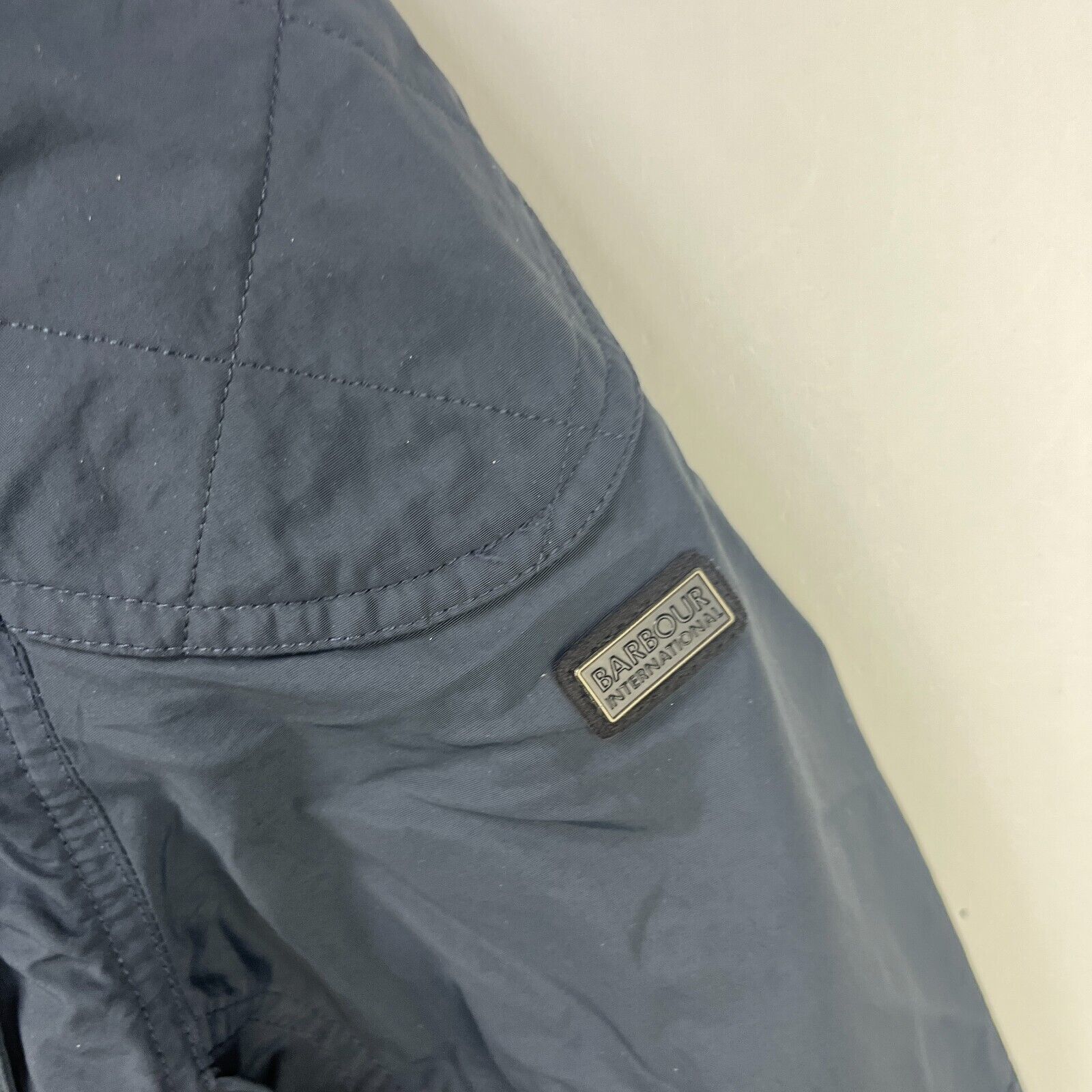 Barbour × Vintage Barbour International Guard Casual Biker Jacket XL Parka Size US XL / EU 56 / 4 - 3 Thumbnail