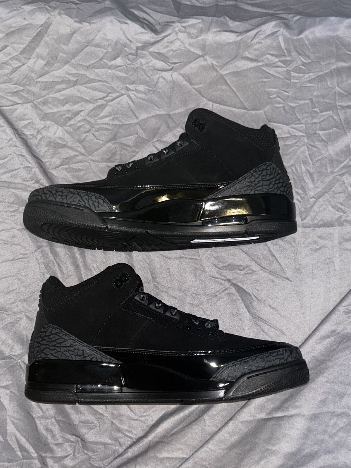 Nike AIR JORDAN 3 RETRO BLACK CAT SIZE 13 Size US 13 / EU 46 - 4 Thumbnail