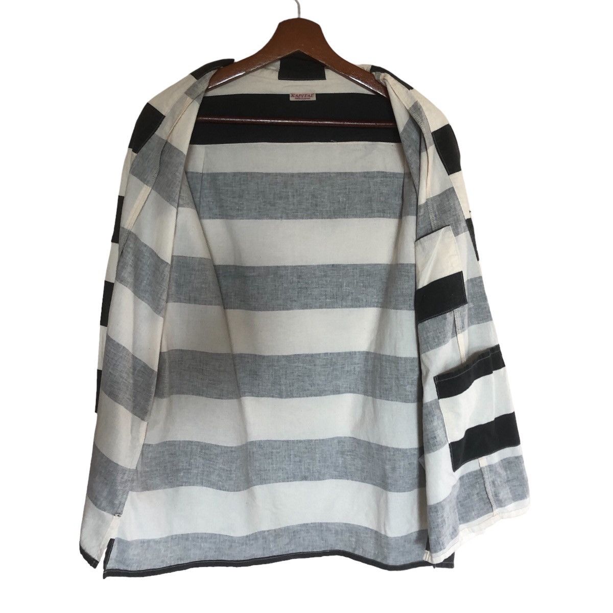 Kapital Black & White Stripe Kapital Light Jacket Size US M / EU 48-50 / 2 - 6 Thumbnail