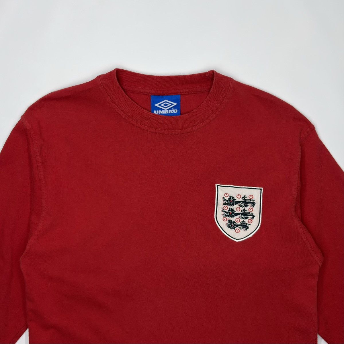 Umbro Umbro England Vintage 90s Long sleeve Soccer Football Size US M / EU 48-50 / 2 - 3 Thumbnail