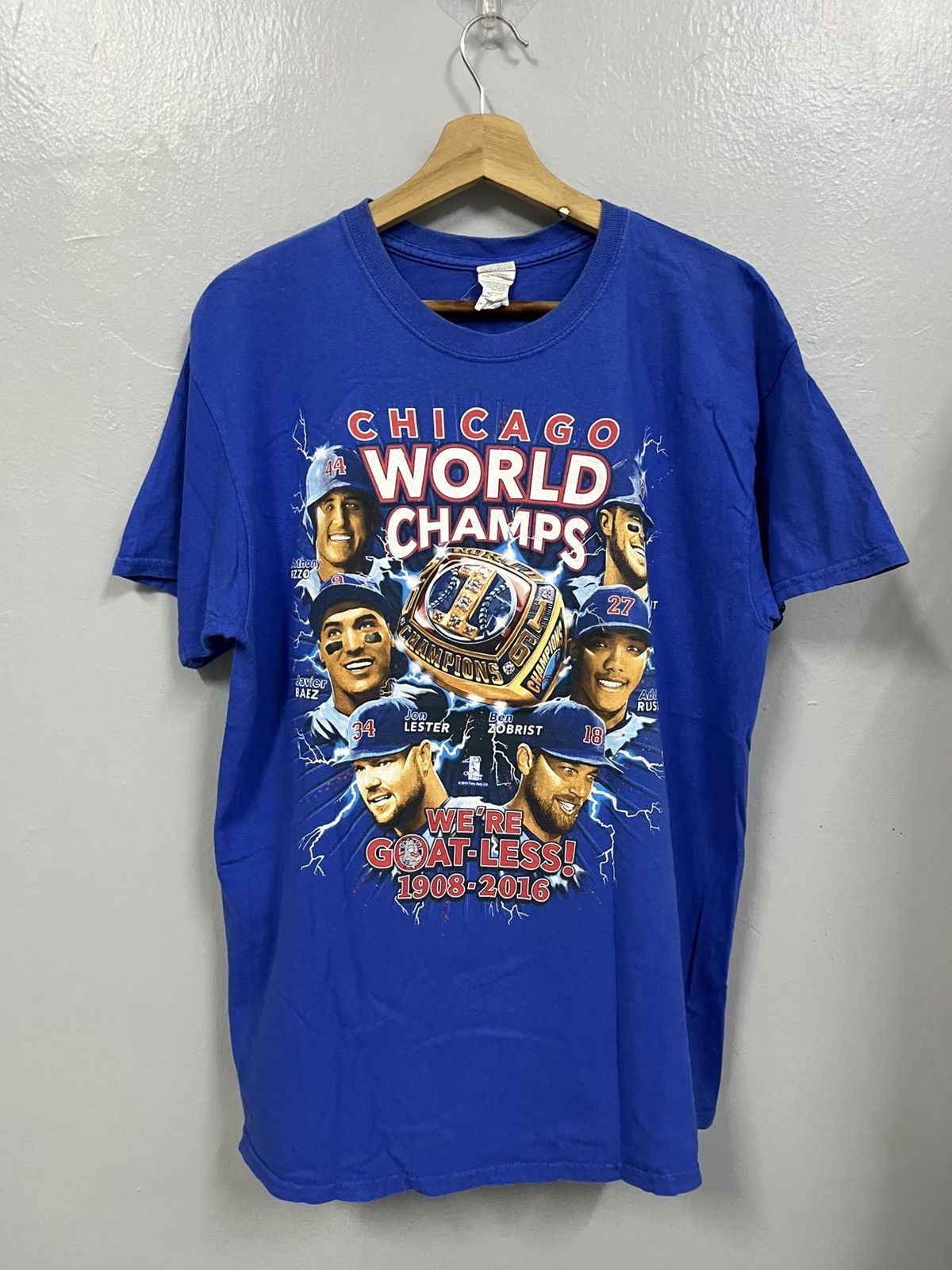 MLB Chicago Cubs 2016 World Series Champions Tee Size US L / EU 52-54 / 3 - 1 Thumbnail