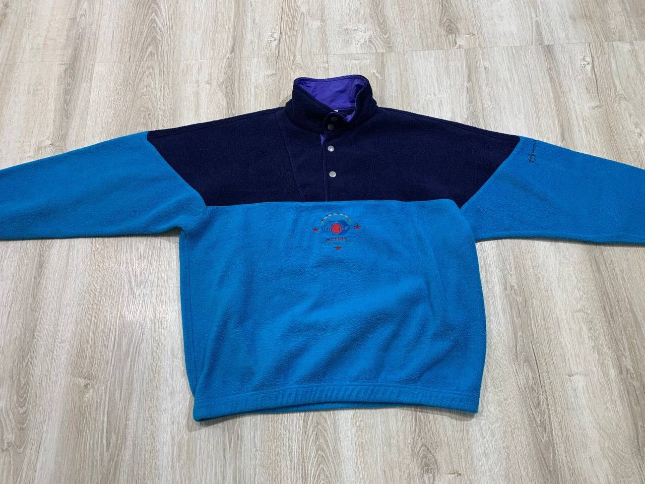 Sergio Tacchini × Vintage Mens vintage fleece Sergio Tacchini Size XL Size US XL / EU 56 / 4 - 2 Thumbnail