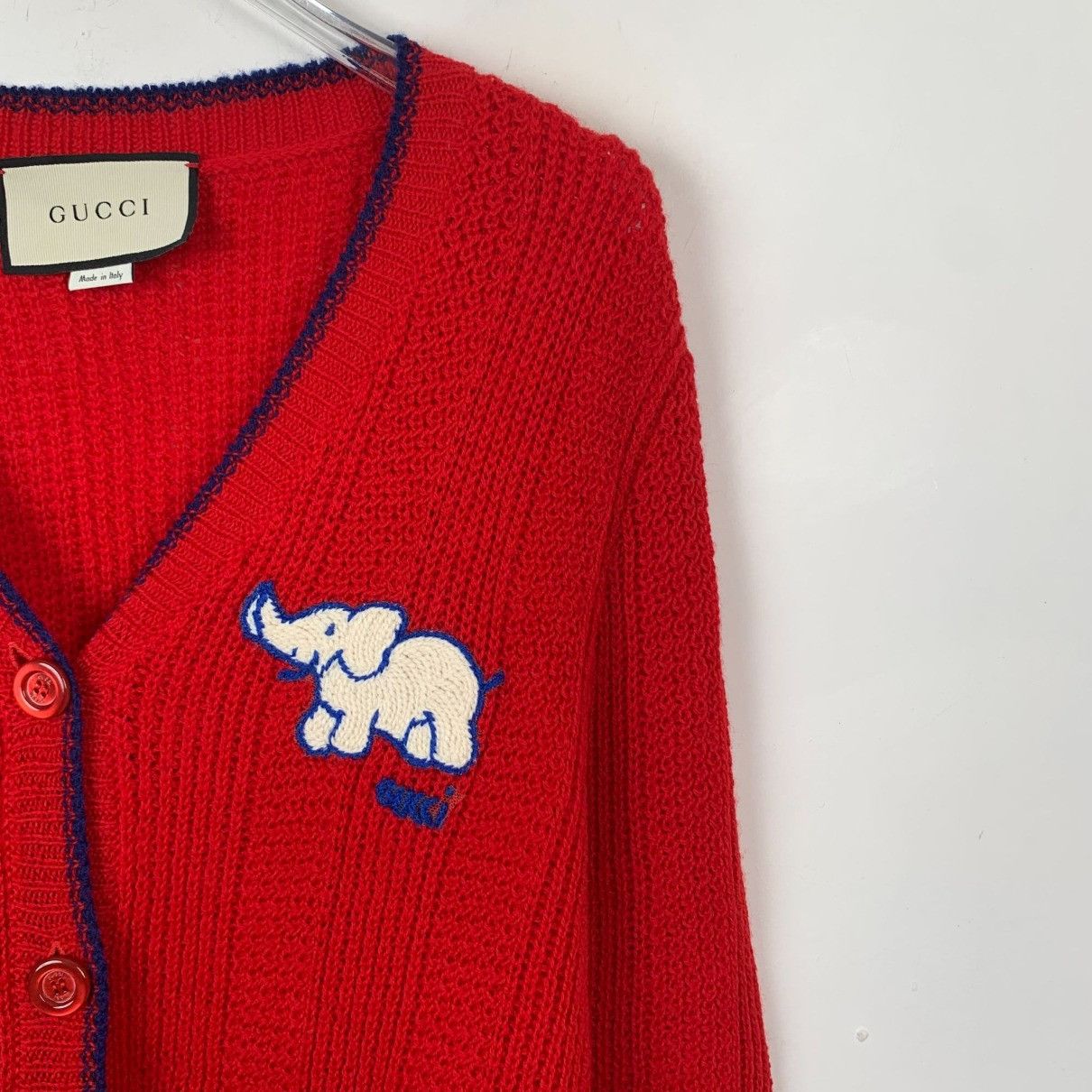 Gucci red wool gucci knitwear Size S / US 4 / IT 40 - 6 Thumbnail