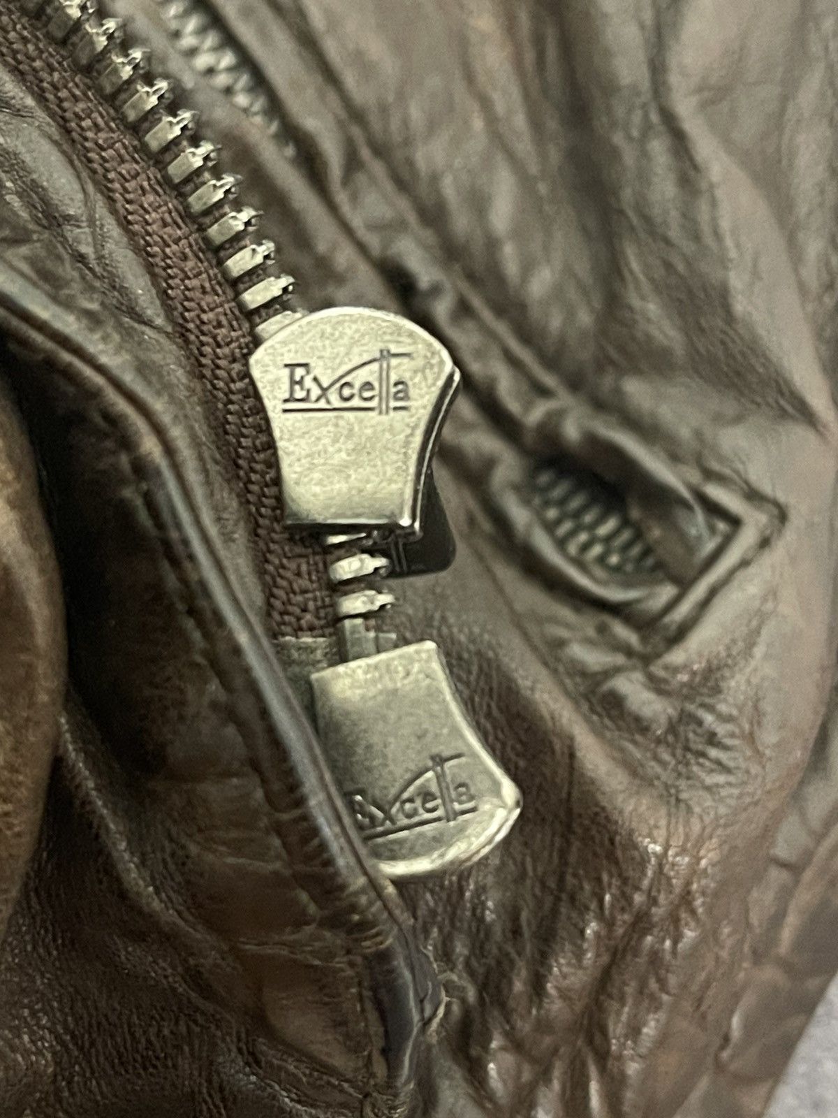 Leather Full Grain Leather Luva Tram Bikers Jacket Slim 6🟩7 Size US S / EU 44-46 / 1 - 18 Thumbnail