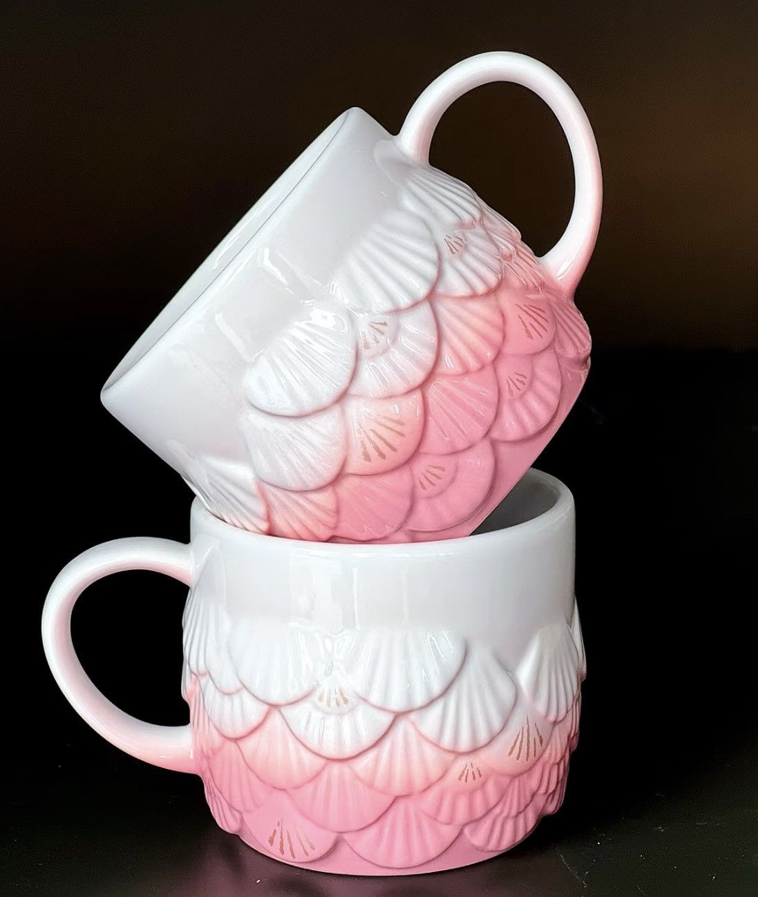 Starbucks Anniversary Iridescent Collection Fish Scale Mug