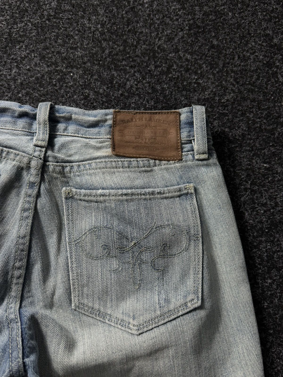 Hysteric Glamour × Polo Ralph Lauren × Vintage Flared Polo Ralph Lauren Vintage 90s Y2K Jeans Pants Size 26" / US 2 / IT 38 - 14 Thumbnail