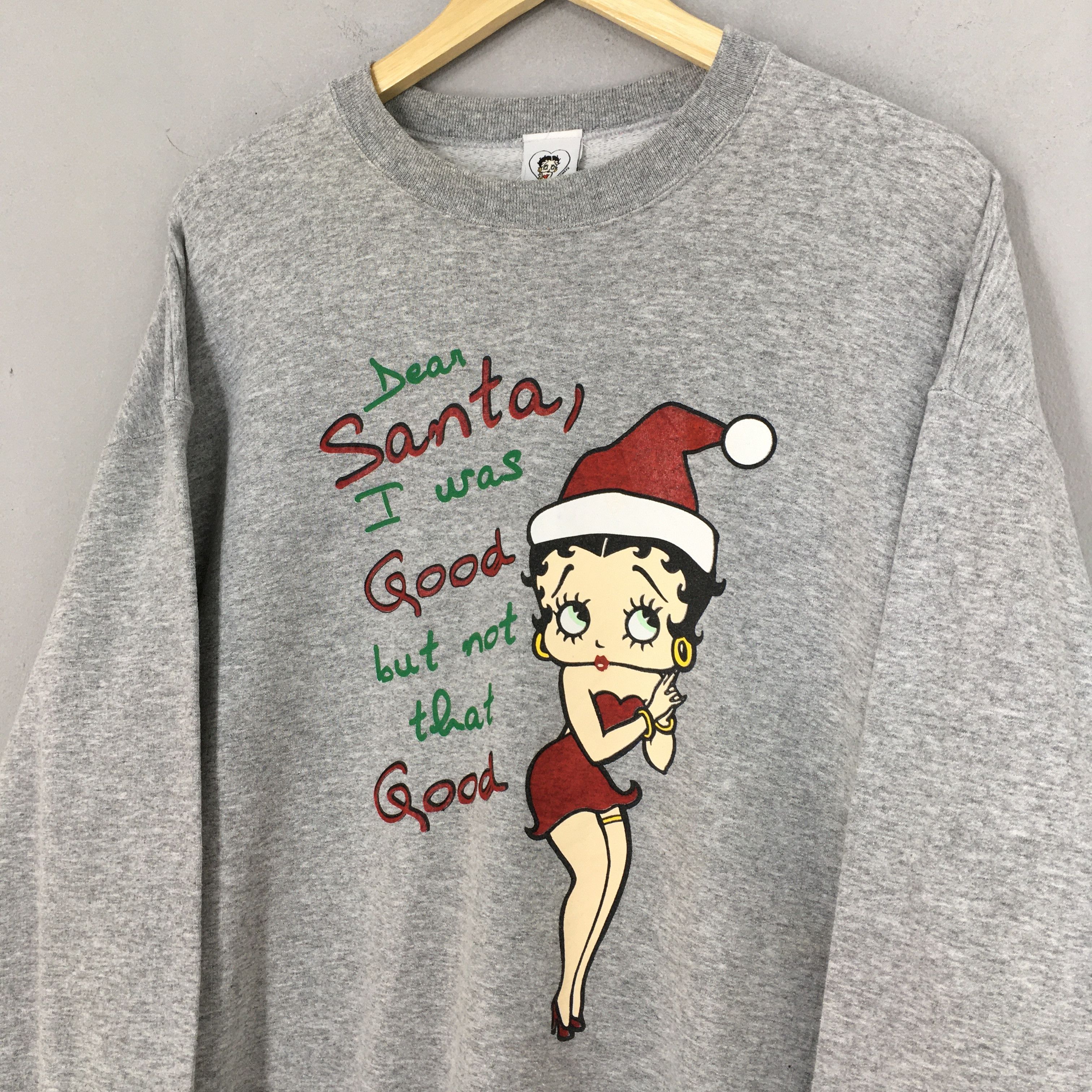 Cartoon Network × Disney × Vintage intage Betty Boop Christmas Cartoon Sweatshirt XLarge Size US XL / EU 56 / 4 - 3 Thumbnail