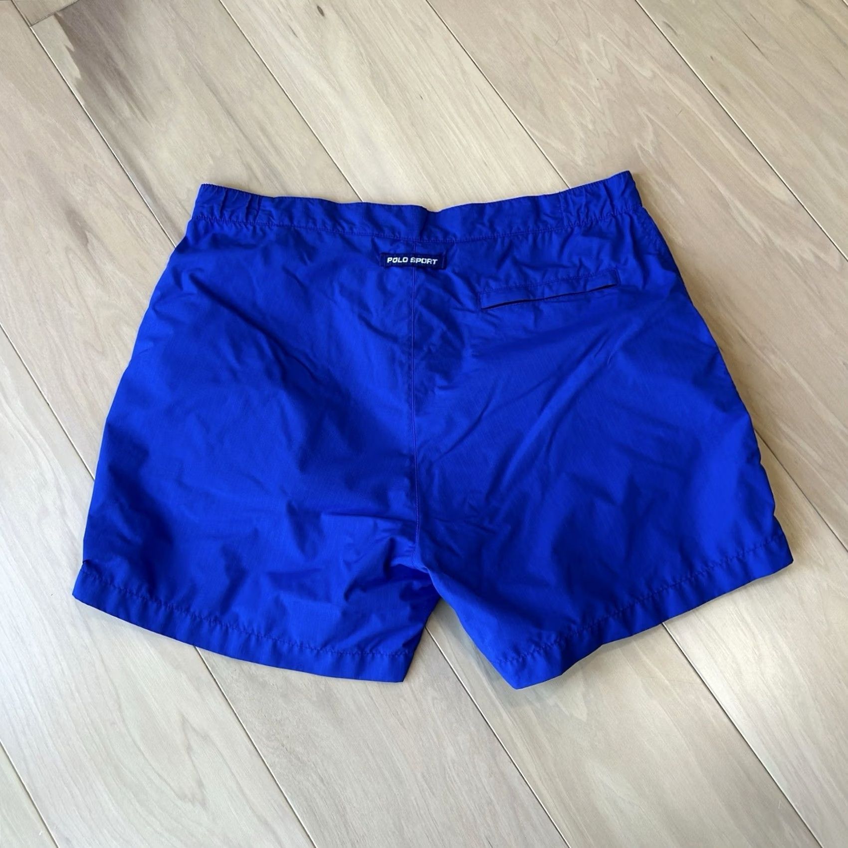 Polo Ralph Lauren VINTAGE Polo Sport Ralph Lauren Swim Trunks Unlined 5” Inseam Men’s Large Blue Nylon Trunks Mens L Blue Polo Sport Swim Bottoms Size US L / EU 52-54 / 3 - 2 Thumbnail