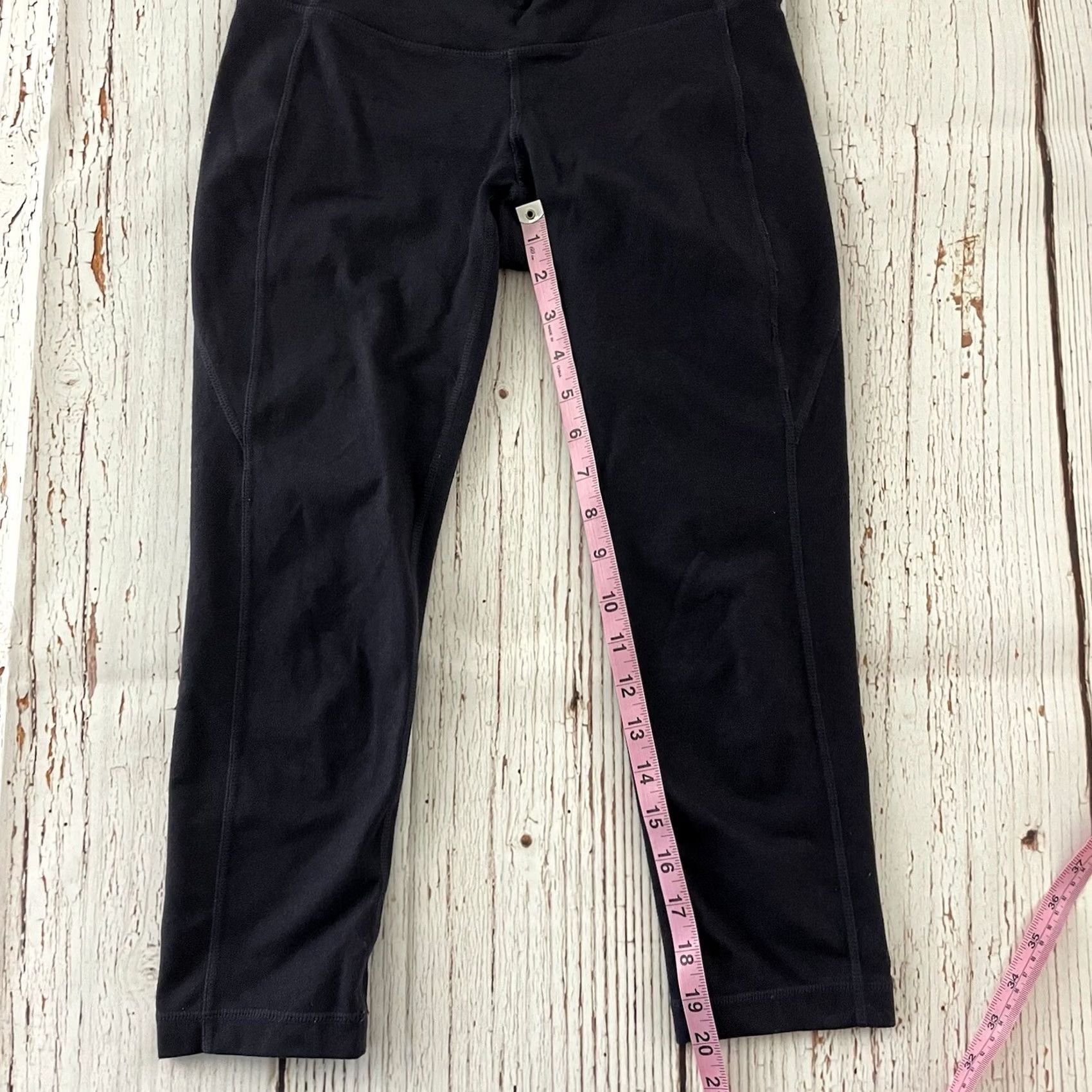 Athleta Athleta Cropped Athletic Yoga Leggings Women's S Tall Purple Pants Activewear Yoga Cropped Tall Purple Womens Size 28" / US 6 / IT 42 - 3 Thumbnail