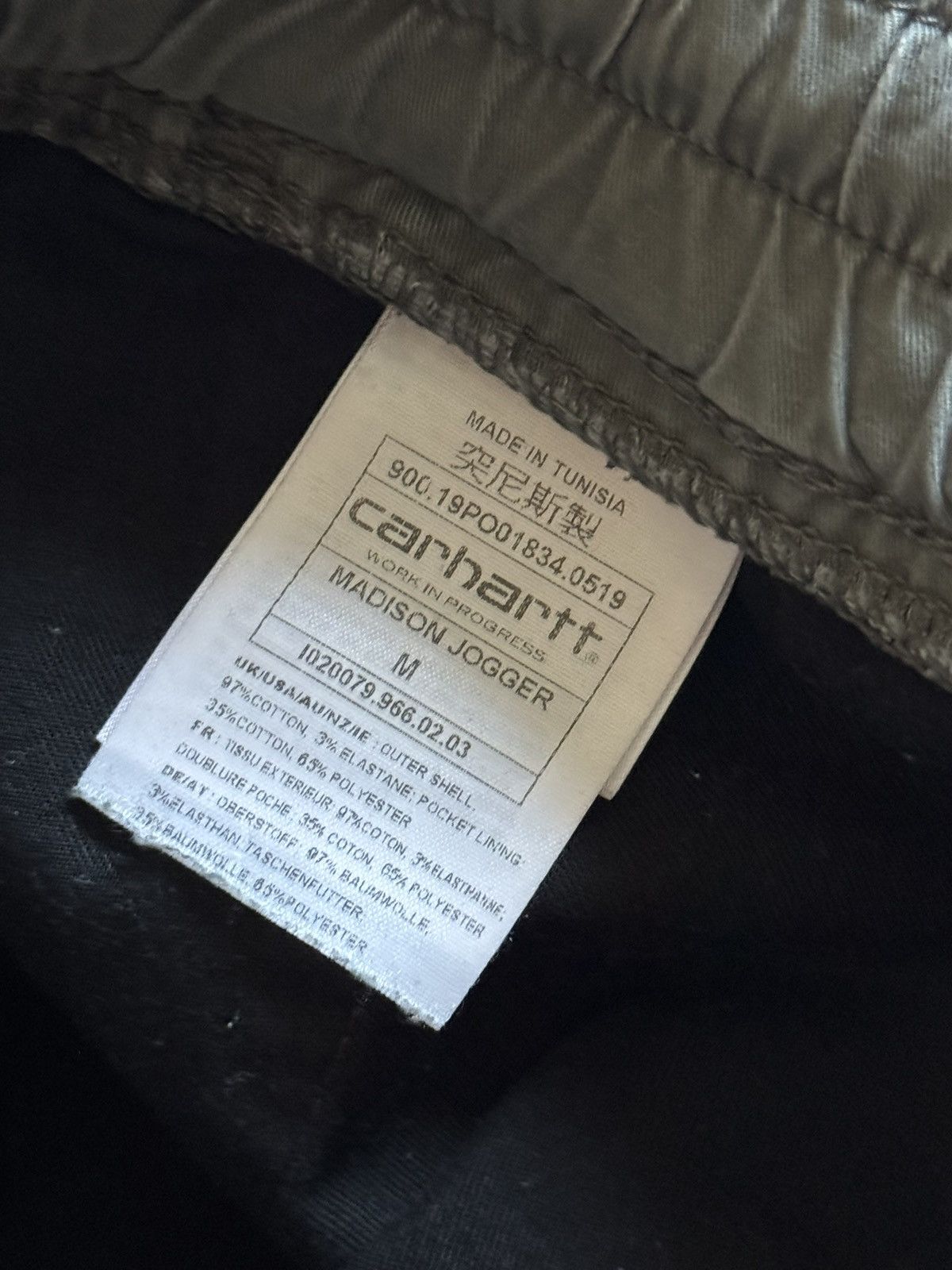 Carhartt Wip Carhartt M Madison jogger pants trousers chinos casual Y2K Size US 32 / EU 48 - 11 Thumbnail