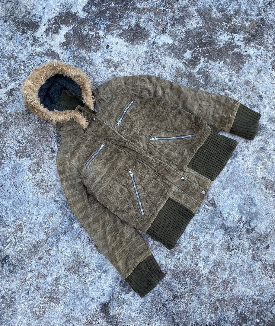 If Six Was Nine Japanese corduroy zip fur jacket Size US M / EU 48-50 / 2 - 3 Thumbnail