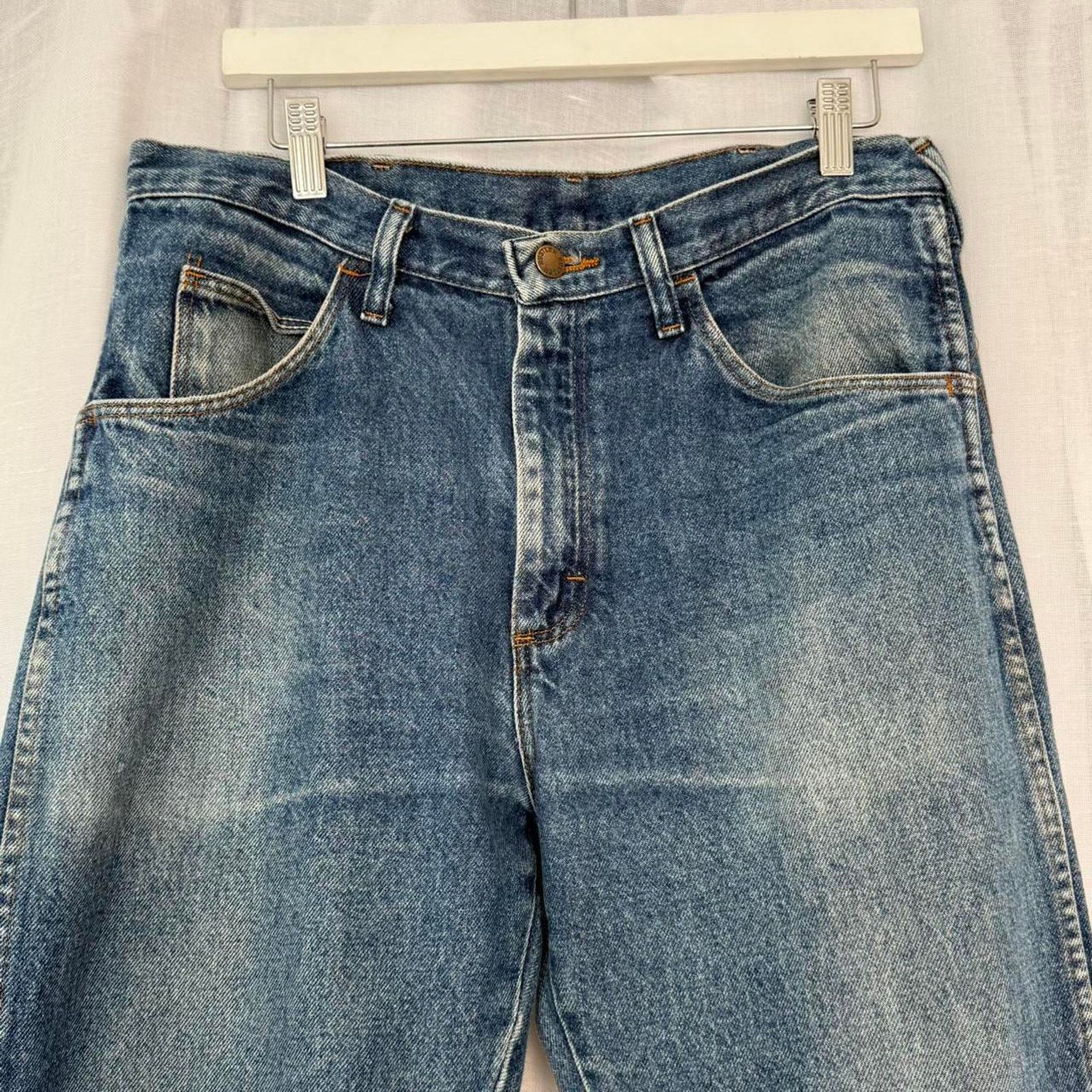 Rustler Vintage Rustler High Rise Straight Leg Jeans Size 33" - 4 Thumbnail