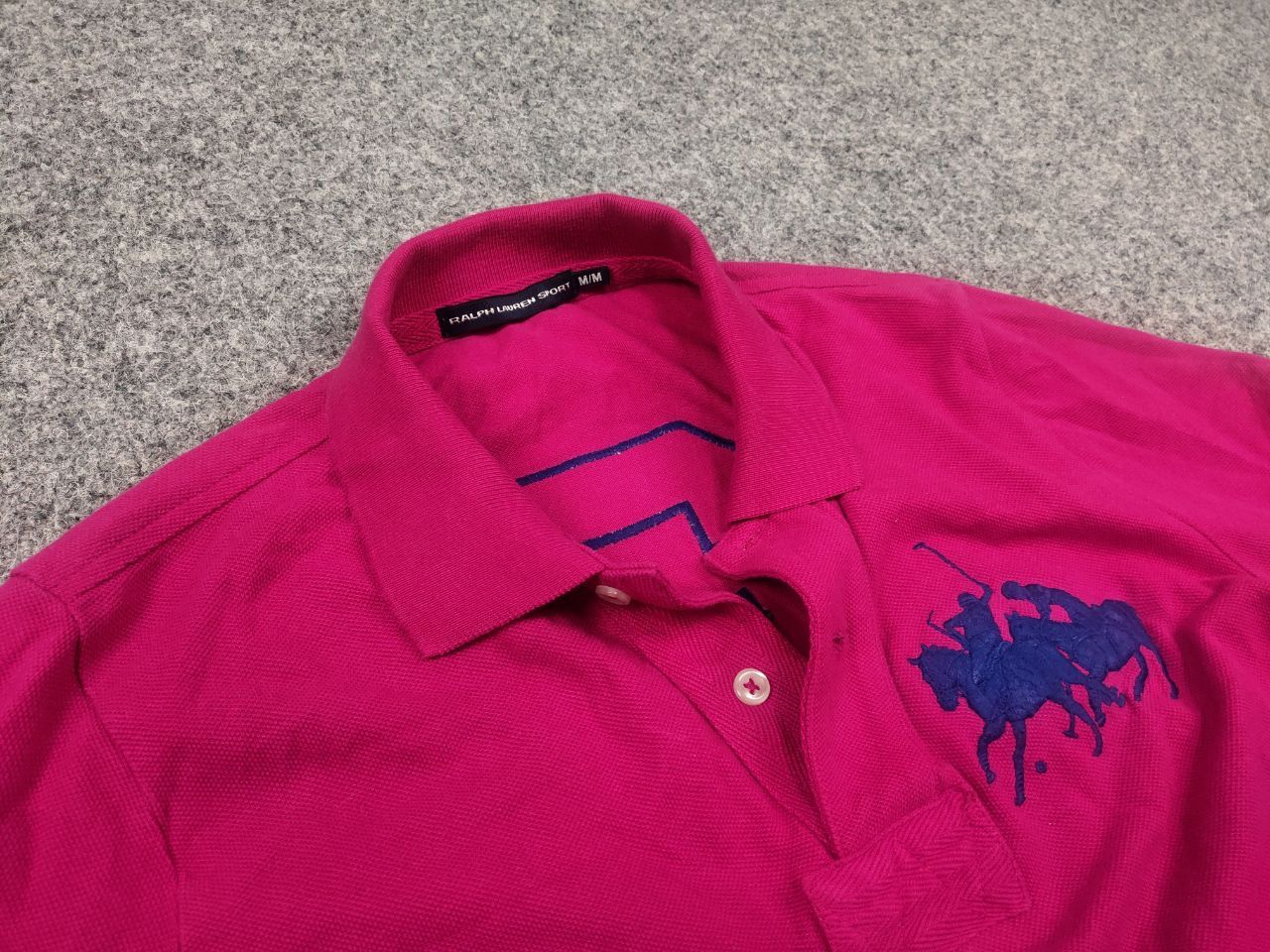 Polo Ralph Lauren Vintage Y2K Style Polo Ralph Lauren Pink Big pony T Shirt Size M / US 6-8 / IT 42-44 - 7 Thumbnail