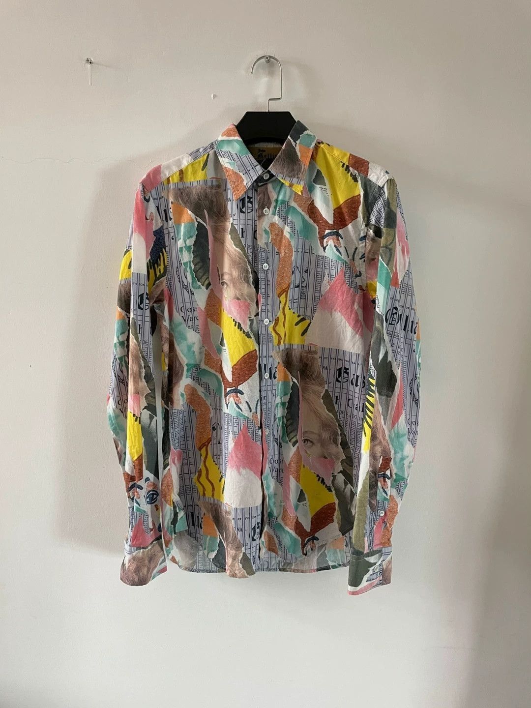 John Galliano Multi-Pattern Long-Sleeve Shirt Size S Size US S / EU 44-46 / 1 - 3 Thumbnail