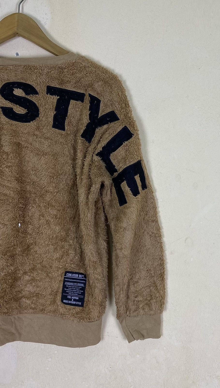 Japanese Brand Japanese Brand USA5Style Big Font Sherpa Sweater Size US M / EU 48-50 / 2 - 2 Thumbnail