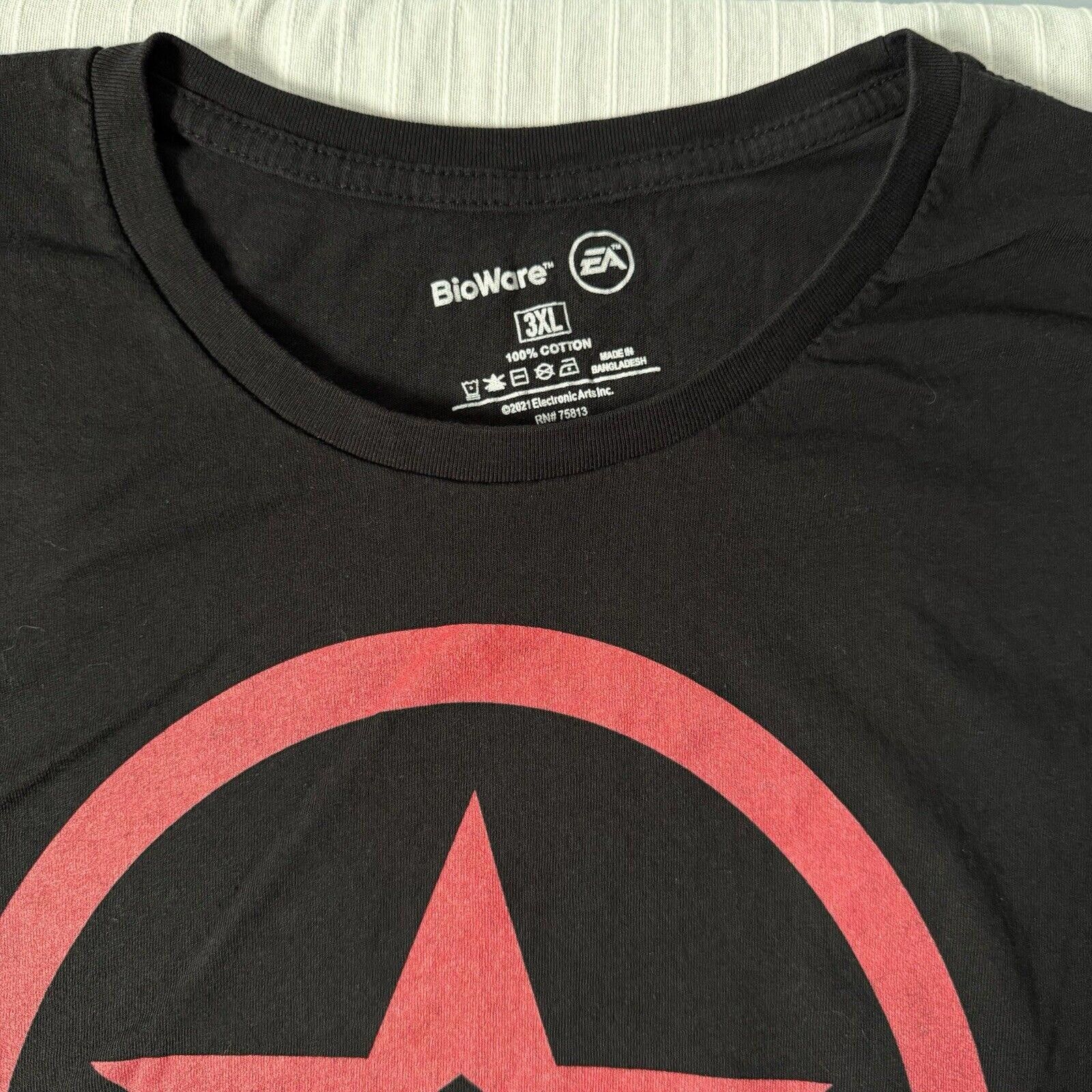 Designer VTG BioWare Mass Effect 2 Renegade T-Shirt Sz Men's 3XL N7 Size US XXL / EU 58 / 5 - 4 Thumbnail