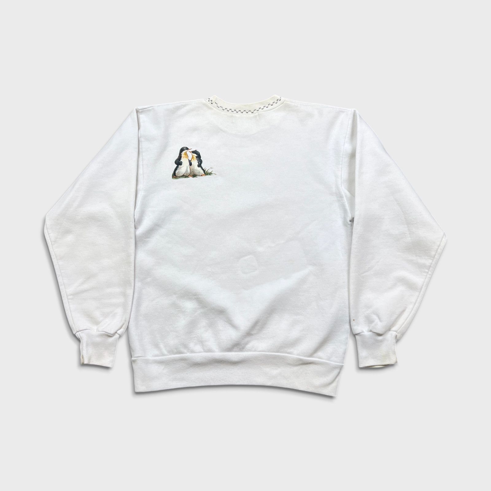 Vintage Vintage Noah's Ark Sweatshirt Small Graphic 90s Pullover Size US S / EU 44-46 / 1 - 11 Thumbnail