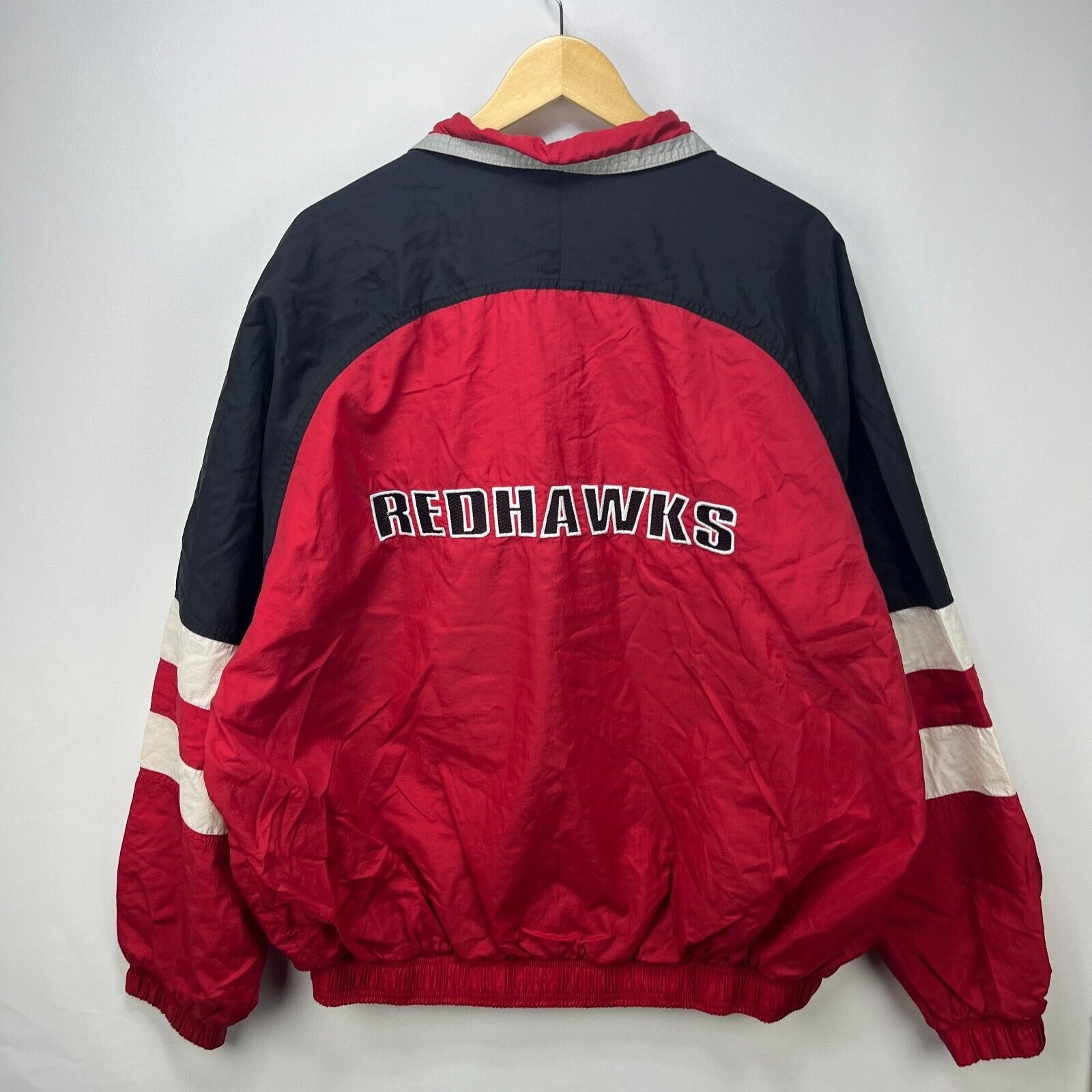 Starter × Vintage Vintage 90s Starter Fargo-Moorhead FM RedHawks Jacket 2XL Size US XXL / EU 58 / 5 - 4 Thumbnail
