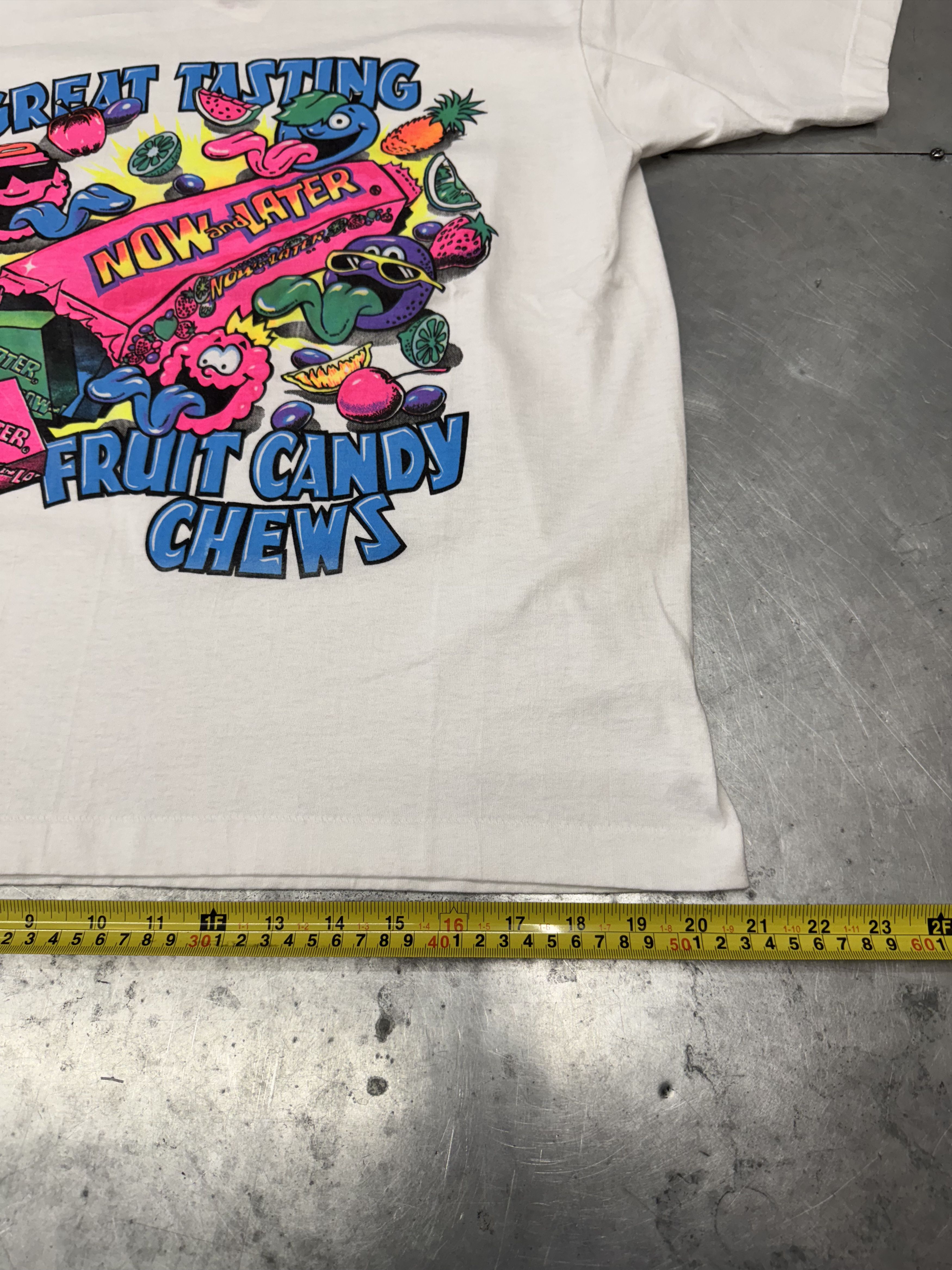 Fruit Of The Loom Vintage Now&Later Candy Tee Size US L / EU 52-54 / 3 - 4 Thumbnail