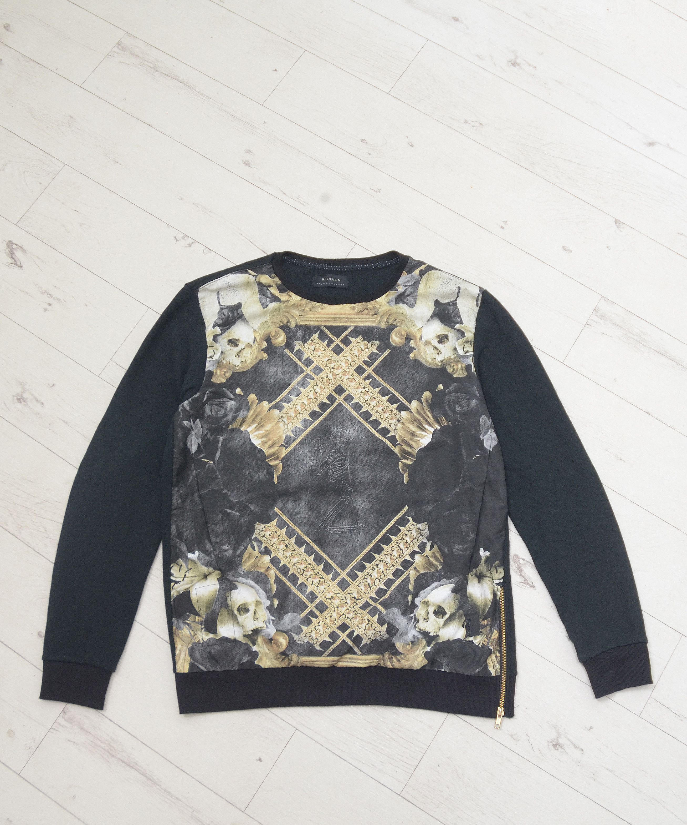 Japanese Brand Religion Sweatshirt Center Skull Skeleton Japanese Brand Size US M / EU 48-50 / 2 - 1 Thumbnail