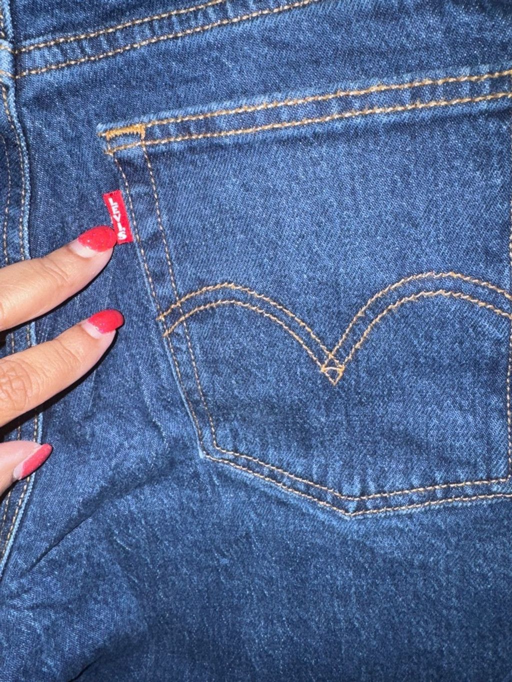 Levi's Levi's Premium Wedgie Straight Jeans XS Size 24" / US 00 / IT 34 - 8 Thumbnail