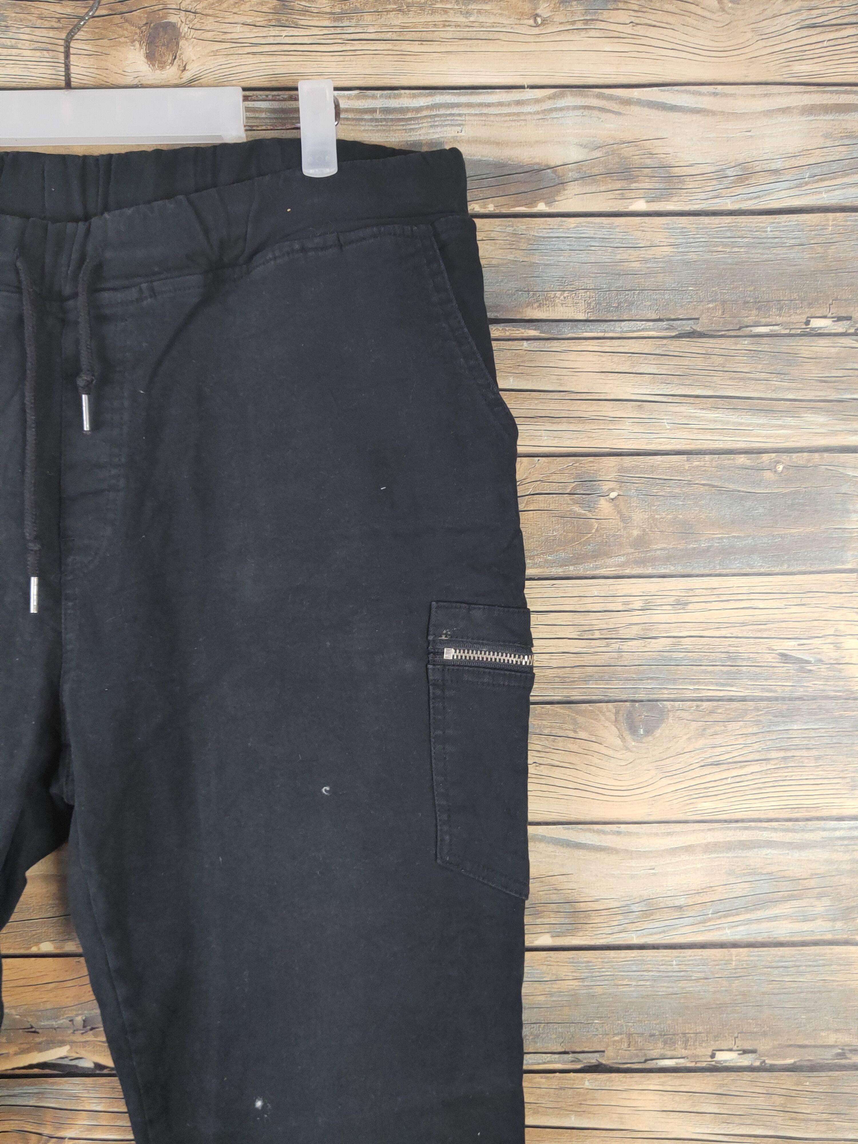 Japanese Brand DL T2M Black Multipocket Tactical Cargo Pants #1666 Size US 34 / EU 50 - 5 Thumbnail