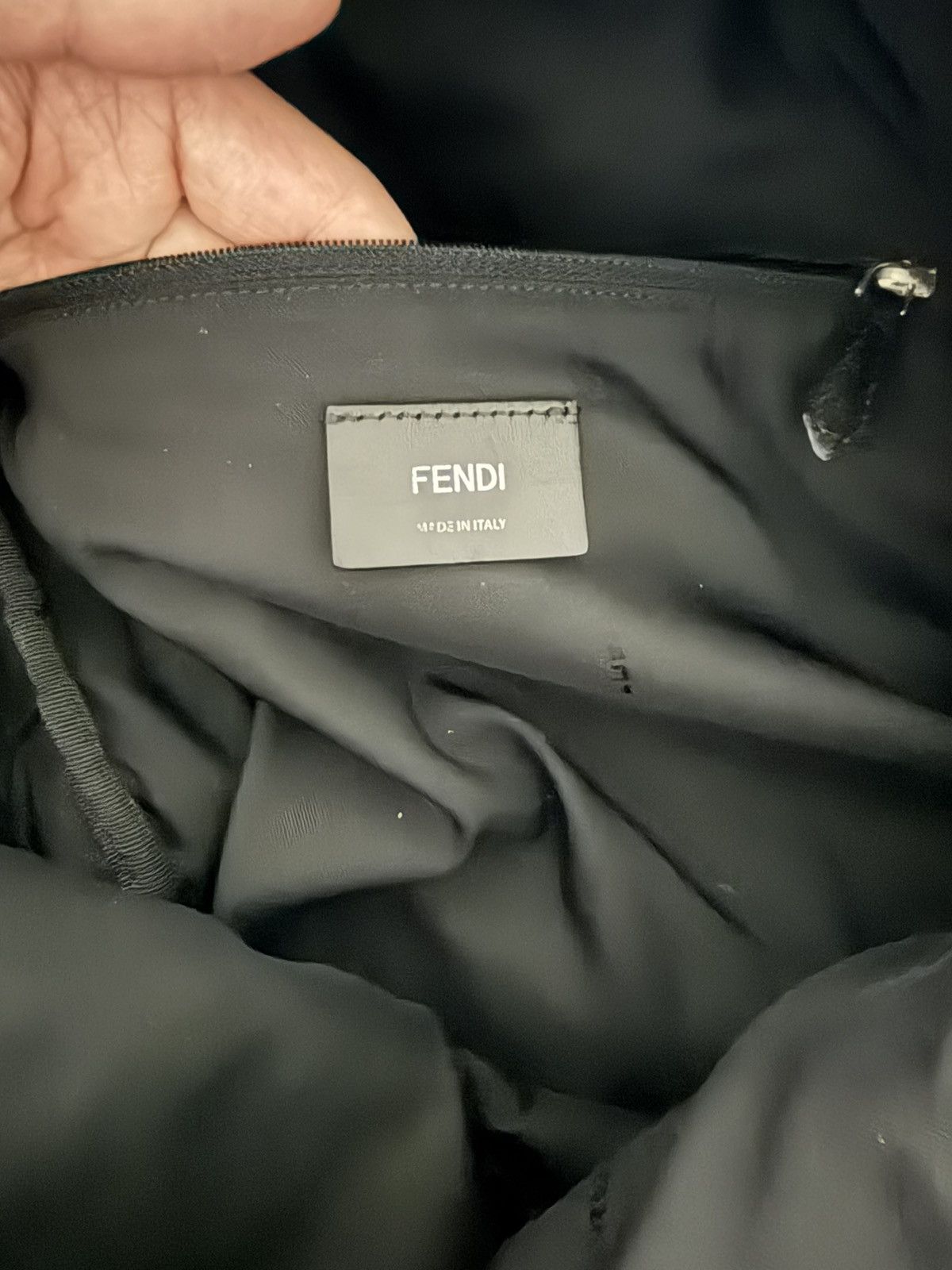 Fendi Fendi Monster Eyes Backpack Blue Camo Nylon Size ONE SIZE - 13 Thumbnail